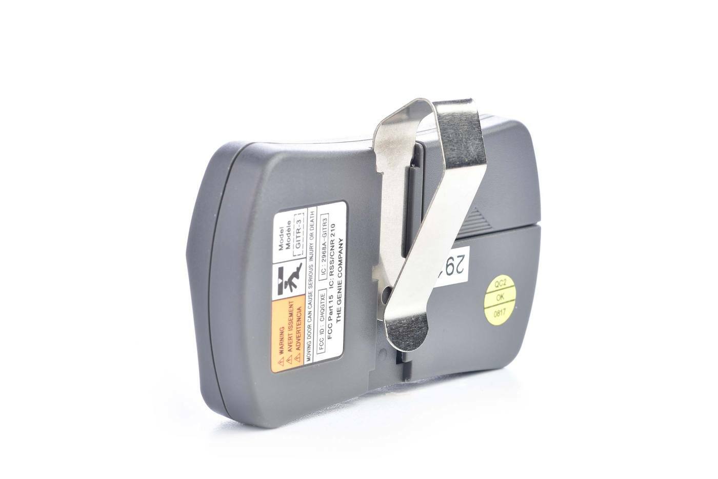 Genie GITR-3 Intellicode Garage Door Opener 3-Button Remote Control - 37517S