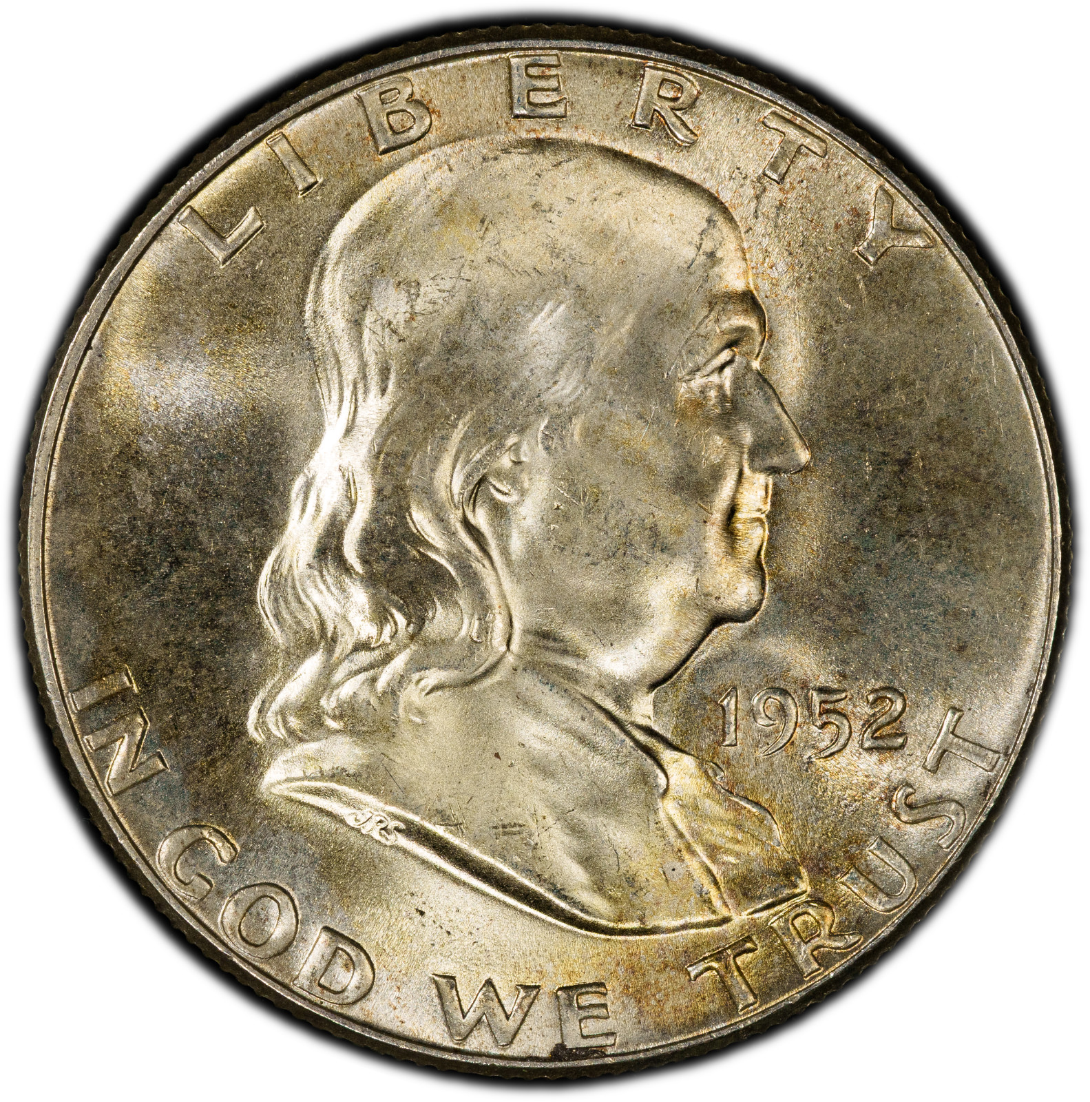 1952-P High-End PCGS MS64 FBL Franklin Half Dollar | PQ Surfaces | Superb Luster
