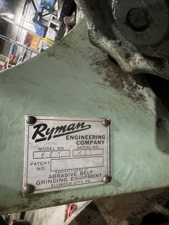 RYMAN 507 4" ABRASIVE ROLL GRINDER ATTACMENT