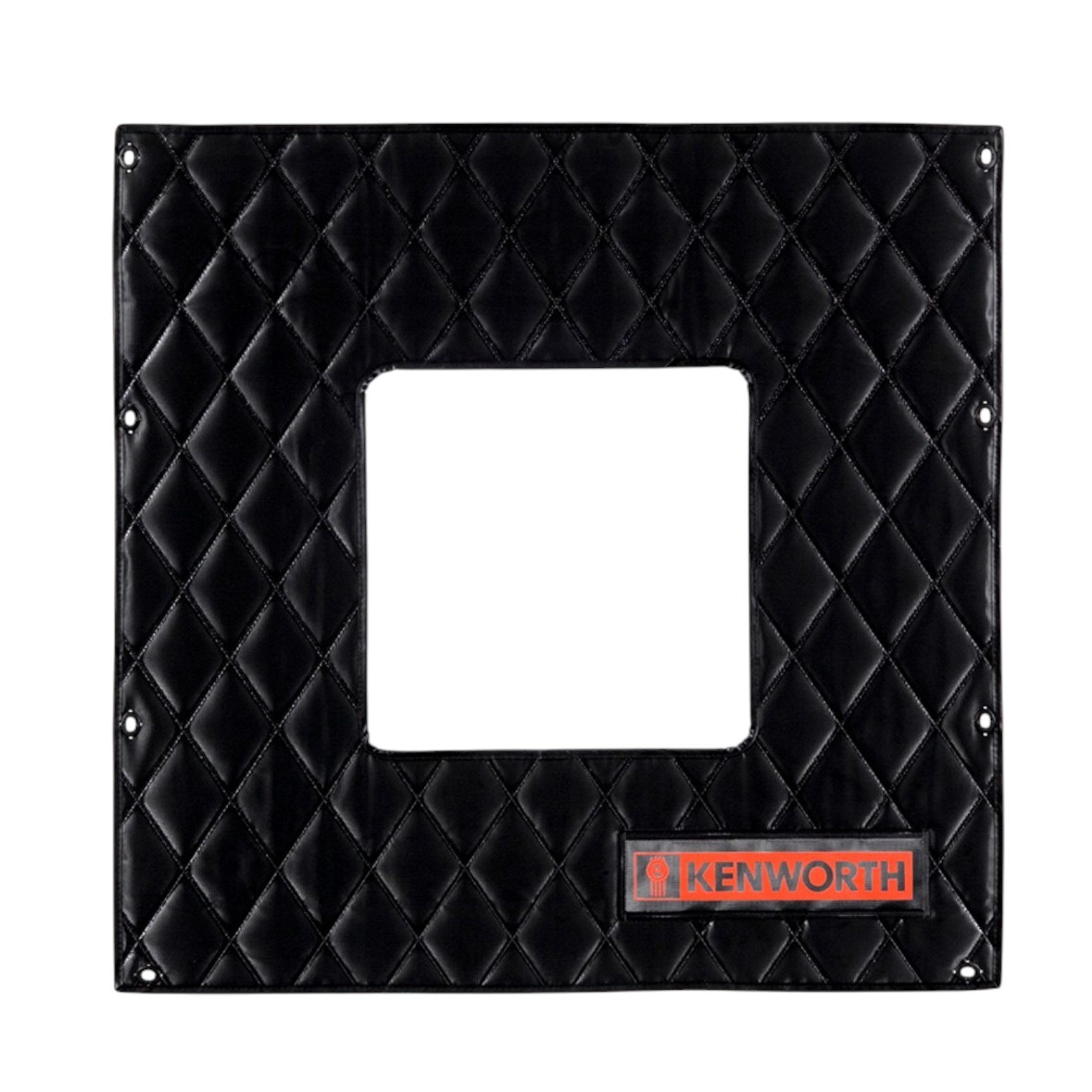 WF64080BQKW OEM Belmor Winterfront Black Quilted Logo Kenworth W900 1994-2017
