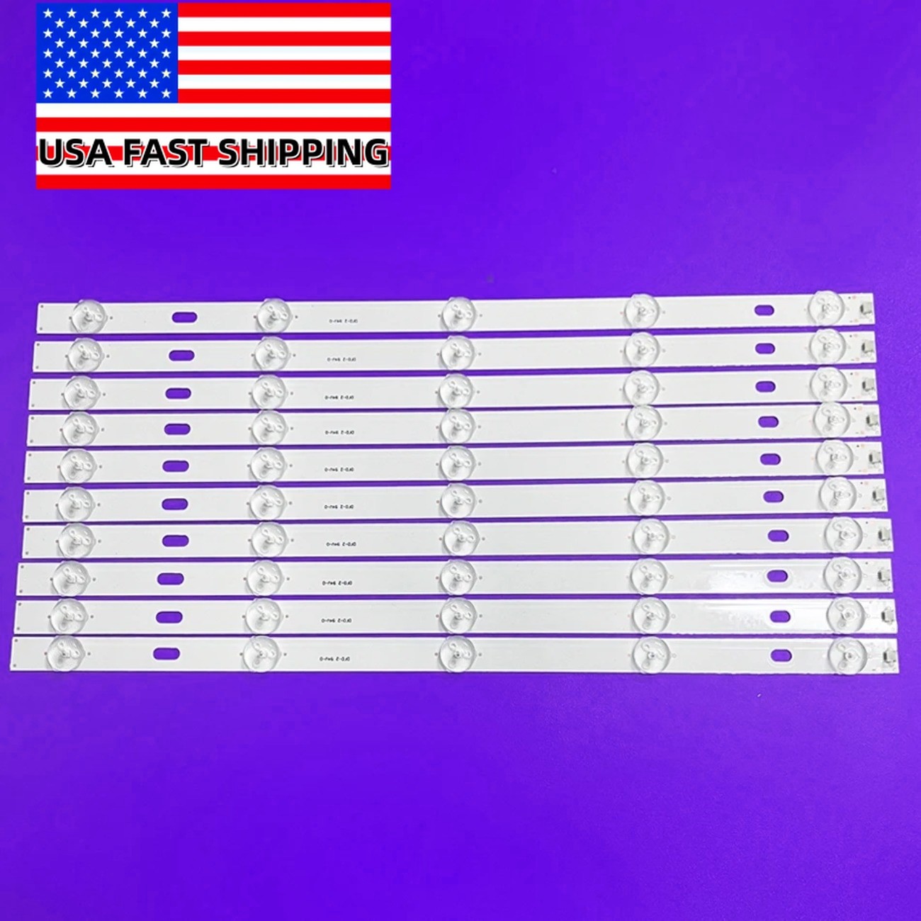 10Pcs LED Backlight Strips For MAKVISION TB4307D V0_00 MT43W-26723 MT43W-861A3