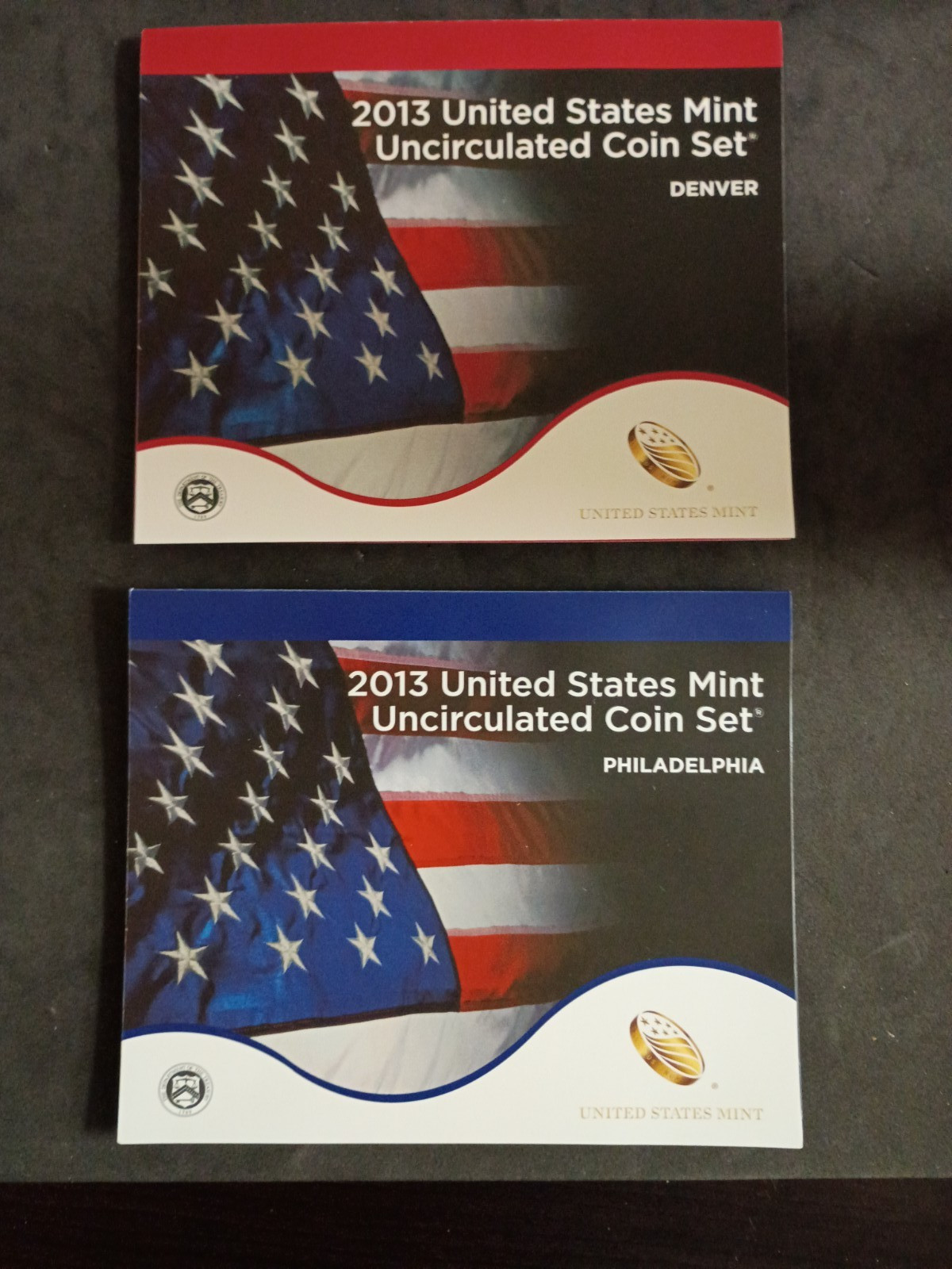 2013 P & D US Mint Uncirculated 20 Coin Set with Certificate of Authenticity