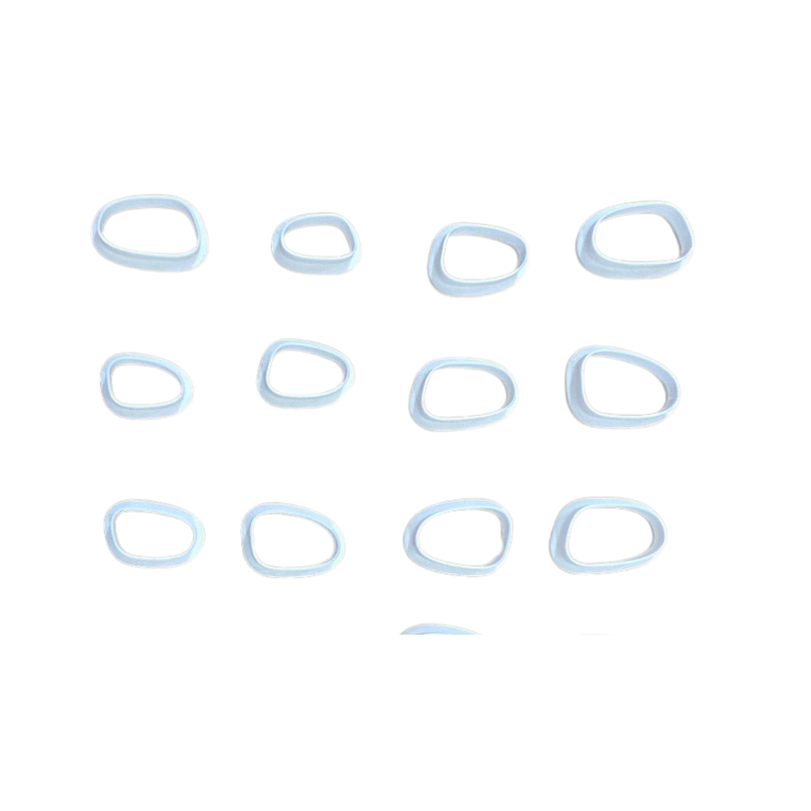 Pebble Drop Clay Cutter – 80 Piece Polymer Clay Cutter Set