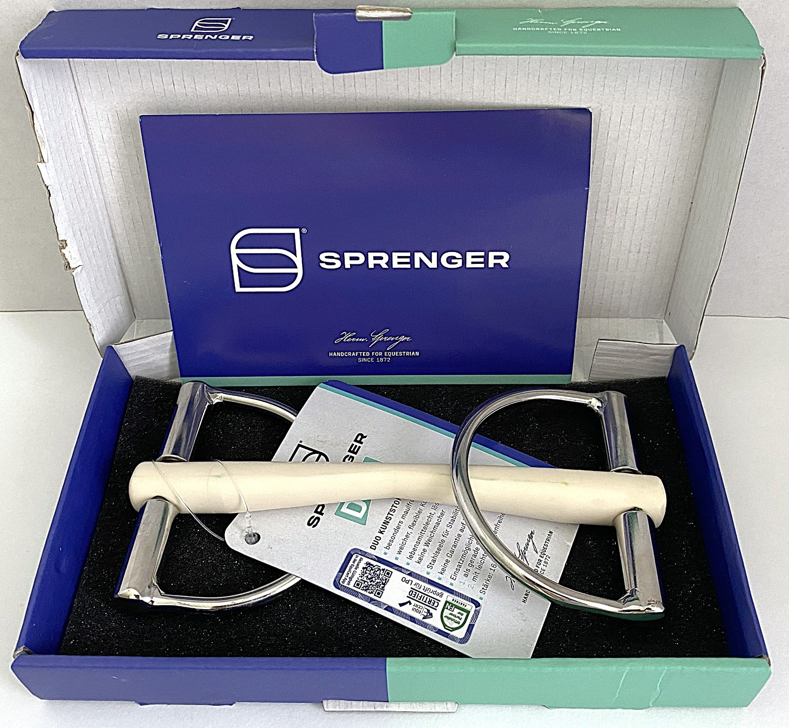 USED-Herm Sprenger D-Ring 75mm Bit 16 mm with Dual Use - White Plastic