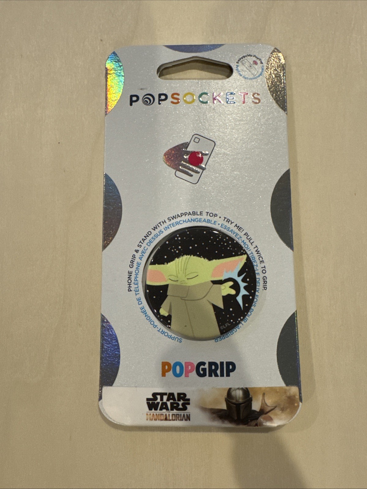 PopSockets Popgrip Star Wars Baby Yoda swap Phone Grip Stand Grogu Mandalorian