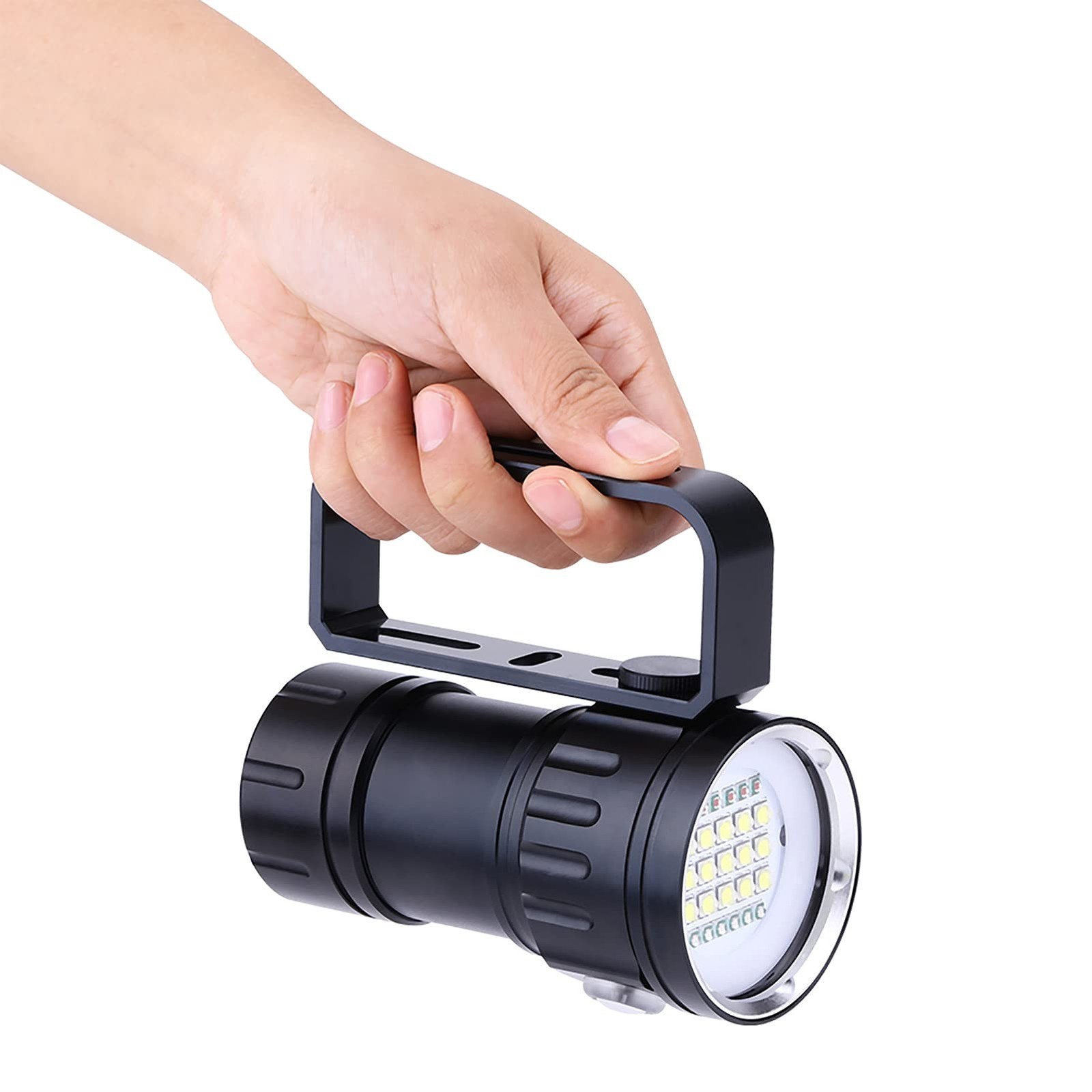 Dive Light, Diving Flashlight 18000 Lumen IPX8 Waterproof Diving Torch Scuba ...