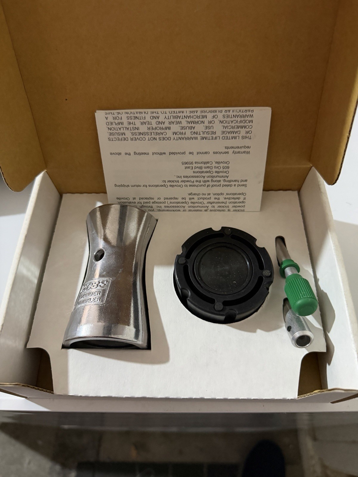 RCBS Reloading Powder Trickler-2; Non-Skid Base 9089 New