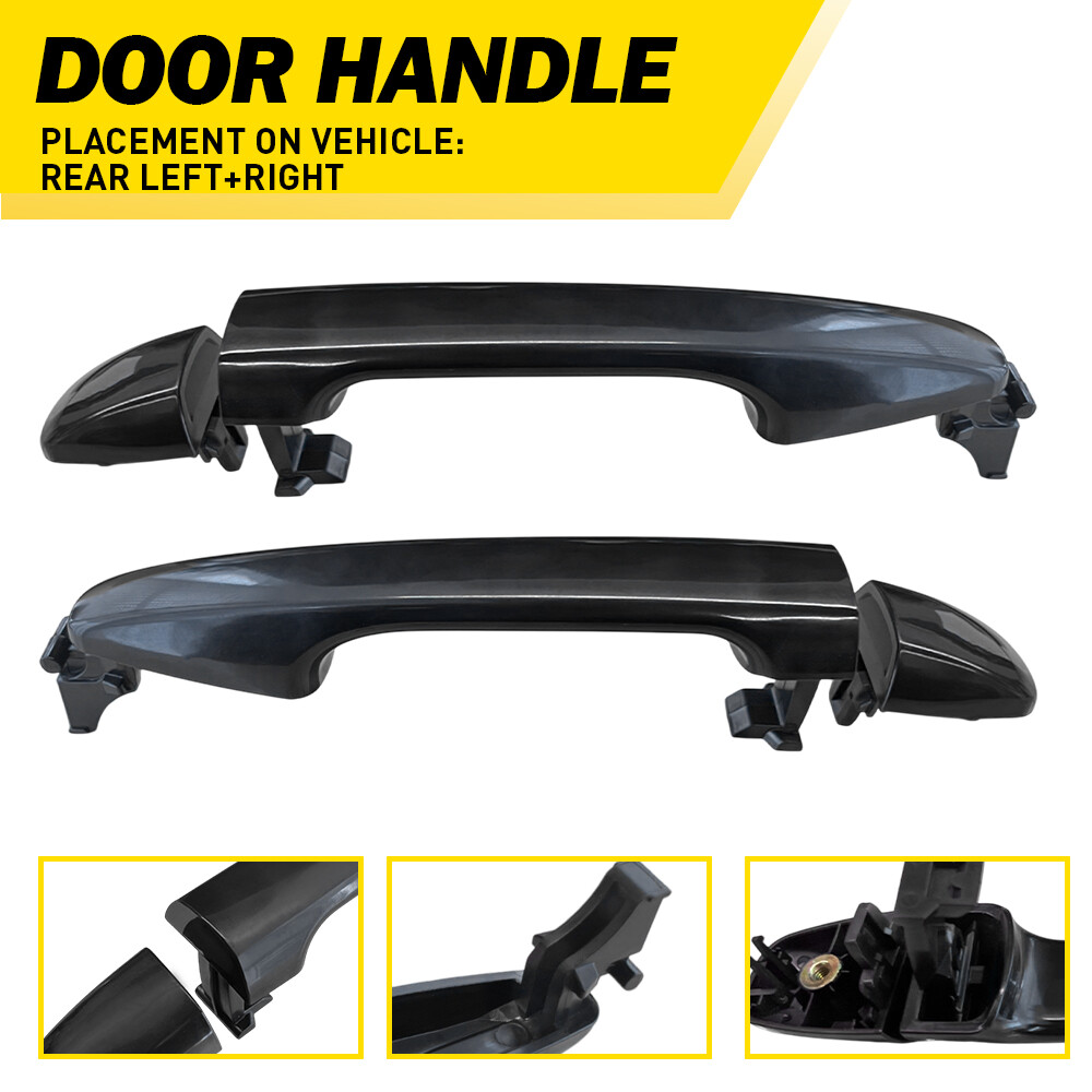 2x Rear Door Handle Outside Exterior Left Right For Toyota Venza 2009-2015 EOOJ