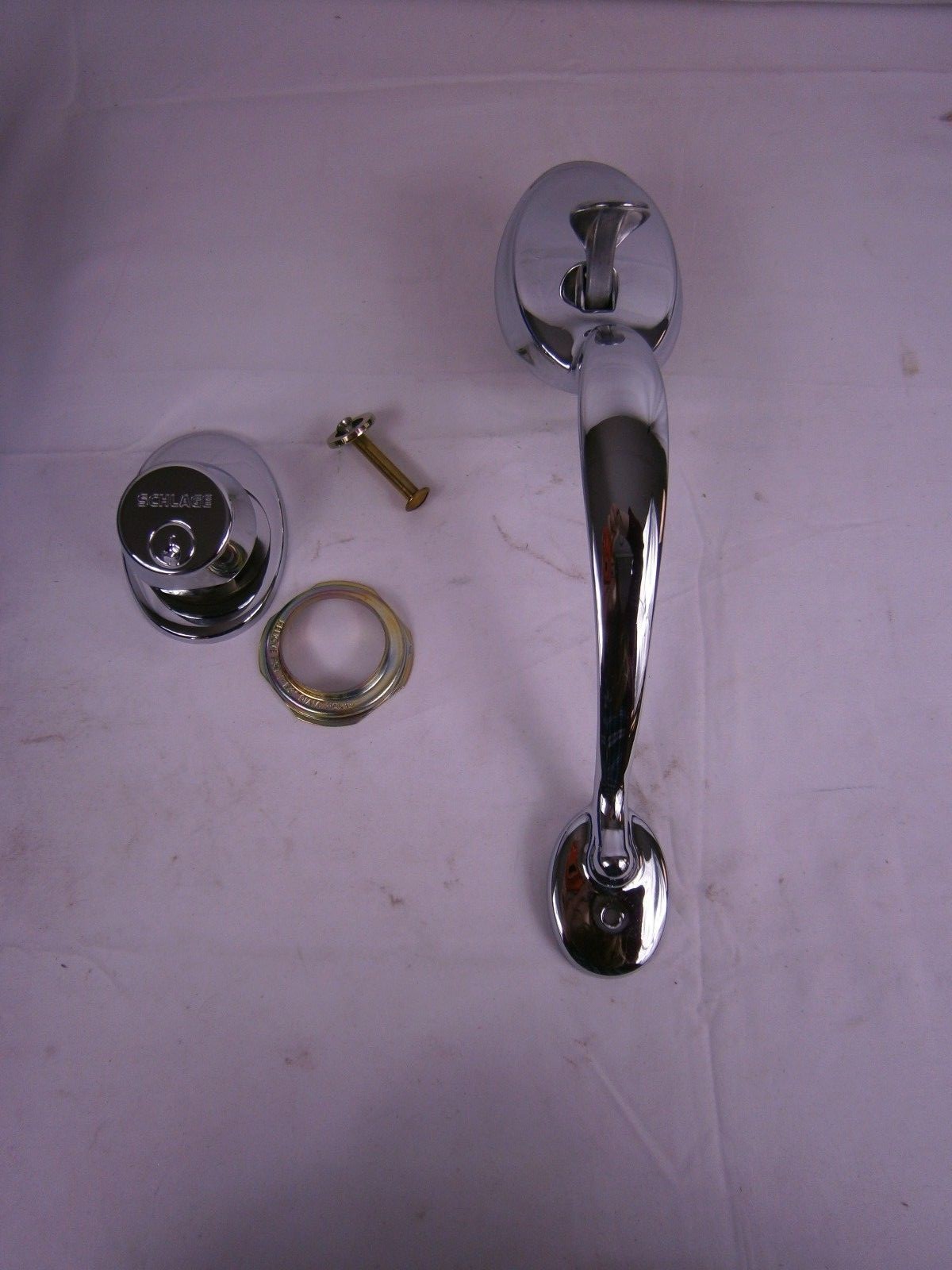 Dummy Exterior Handleset F92PLY625 Polished Chrome 43HW