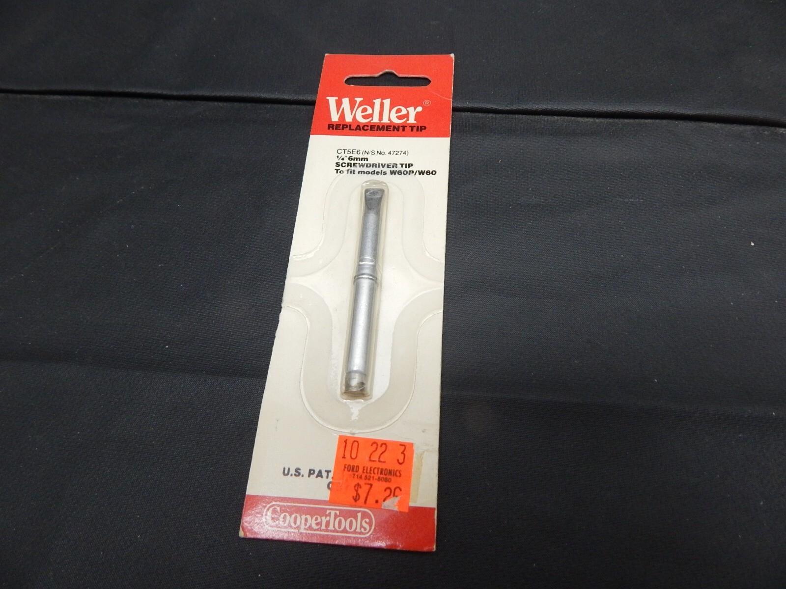 Weller CT5E6 600° 1/4" Screwdriver Tip for W60P & W60P3 - USA FAST SHIPPING