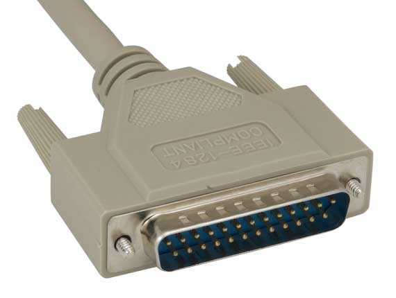 6ft IEEE-1284 DB25M to HPCN36M Parallel Printer Cable