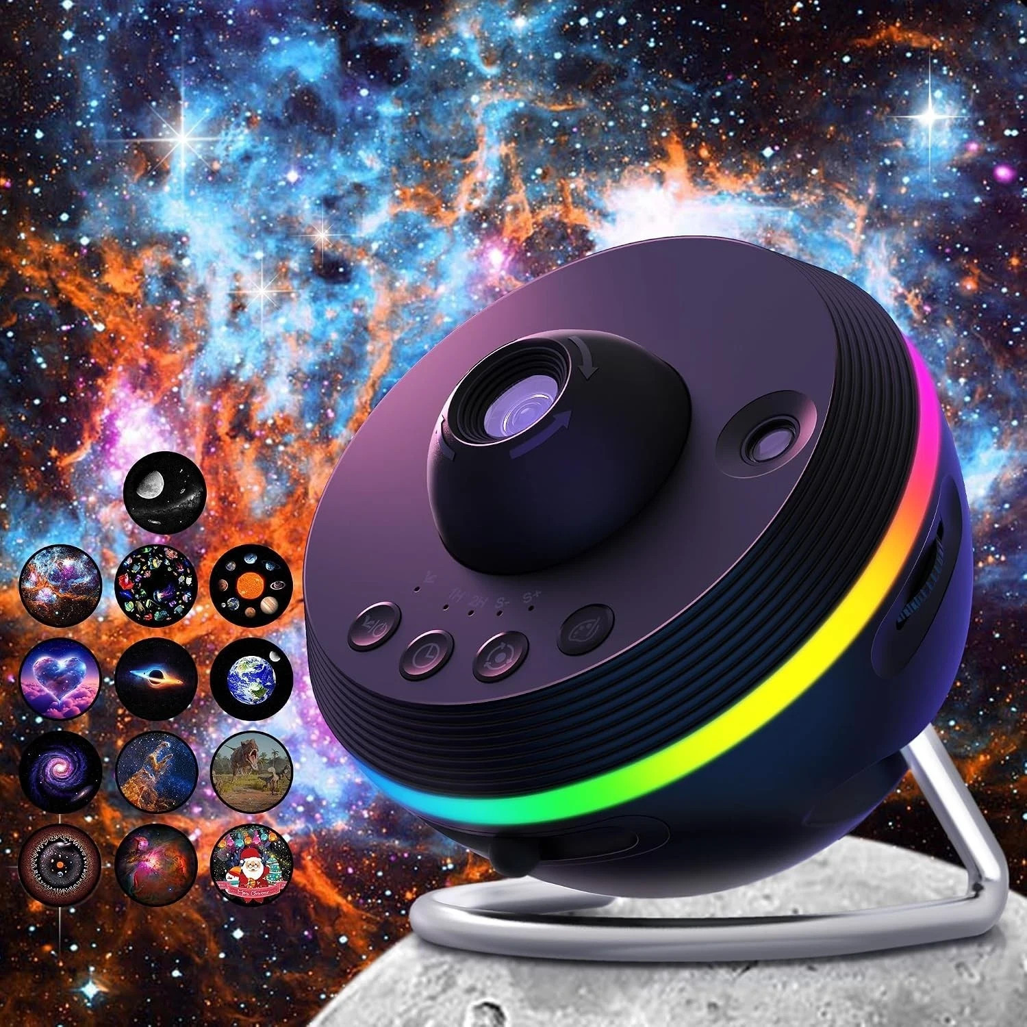 13-in-1 Planetarium Galaxy Projector LED Space Mood Lamp for Adults & Kids