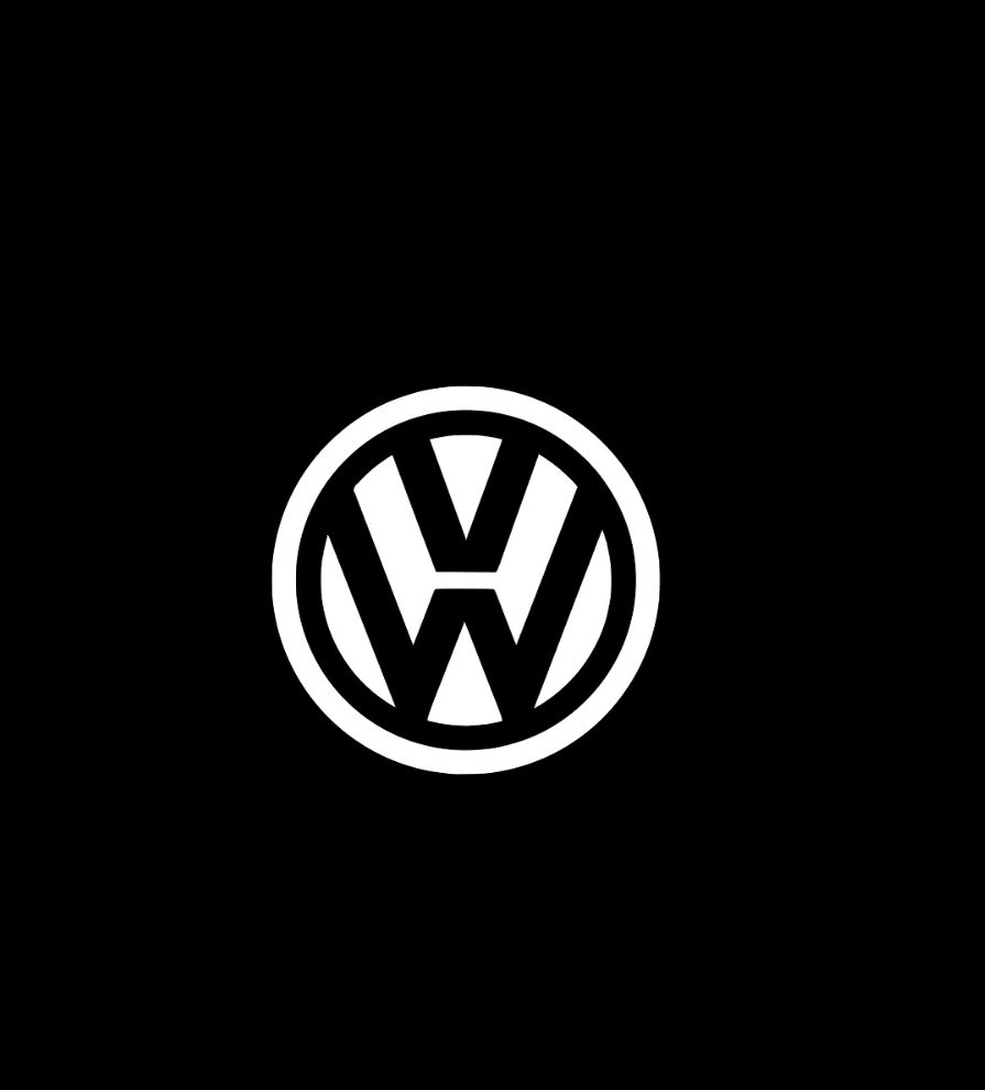 V.W. Custom Made Vinyl Decal Sticker Vinyl 1x1 Inch, Choose your color!