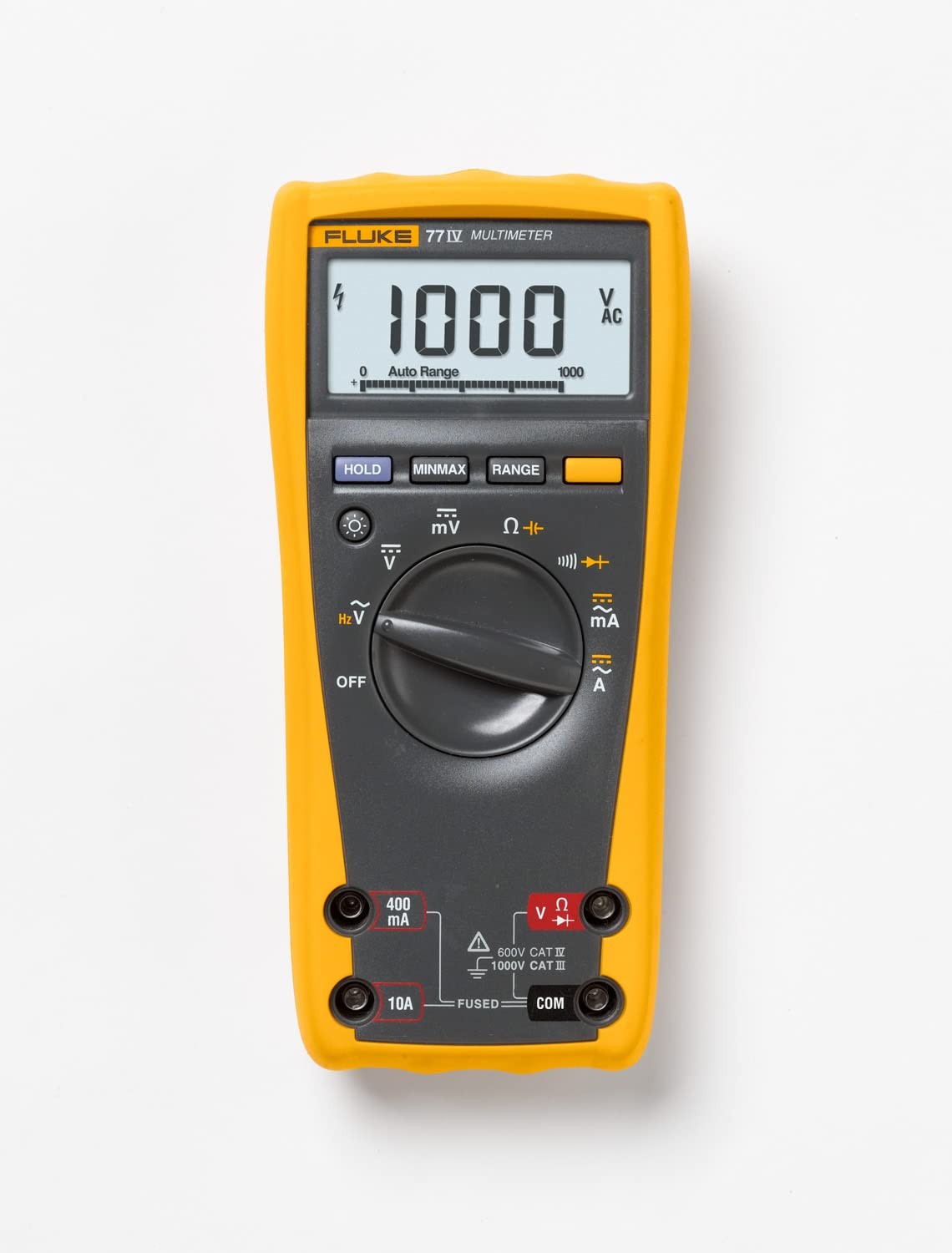 Fluke 77 IV Digital Multimeter Yellow 4 Very Good