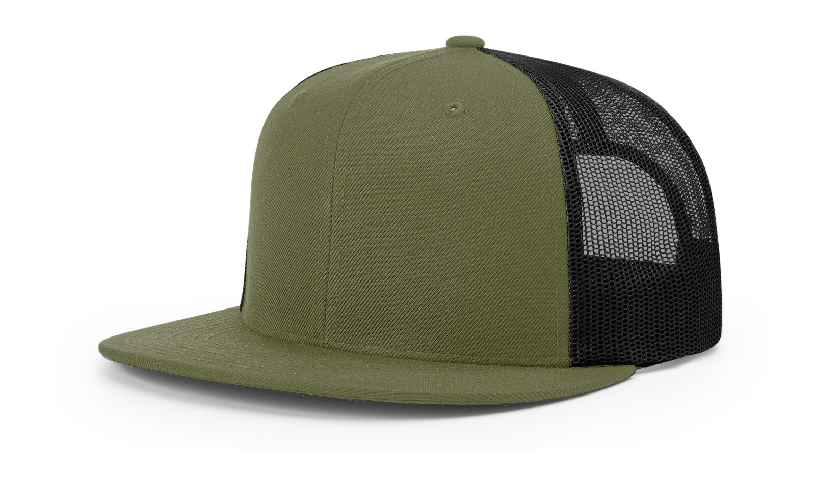 Richardson 511 Flatbill Trucker Cap Wool Blend Adjustable Snapback OSFM Hi-Pro