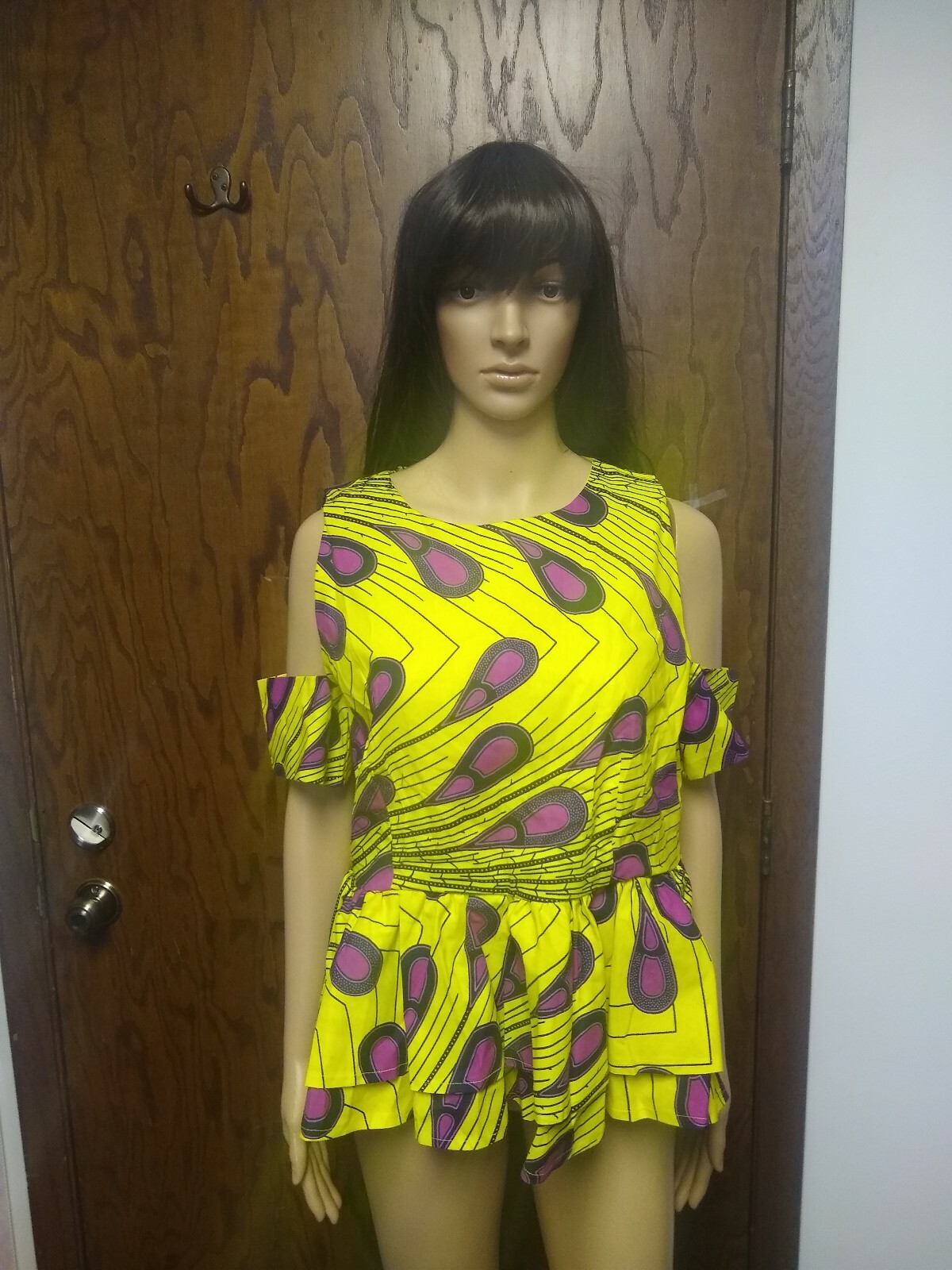 African Wax Print Top