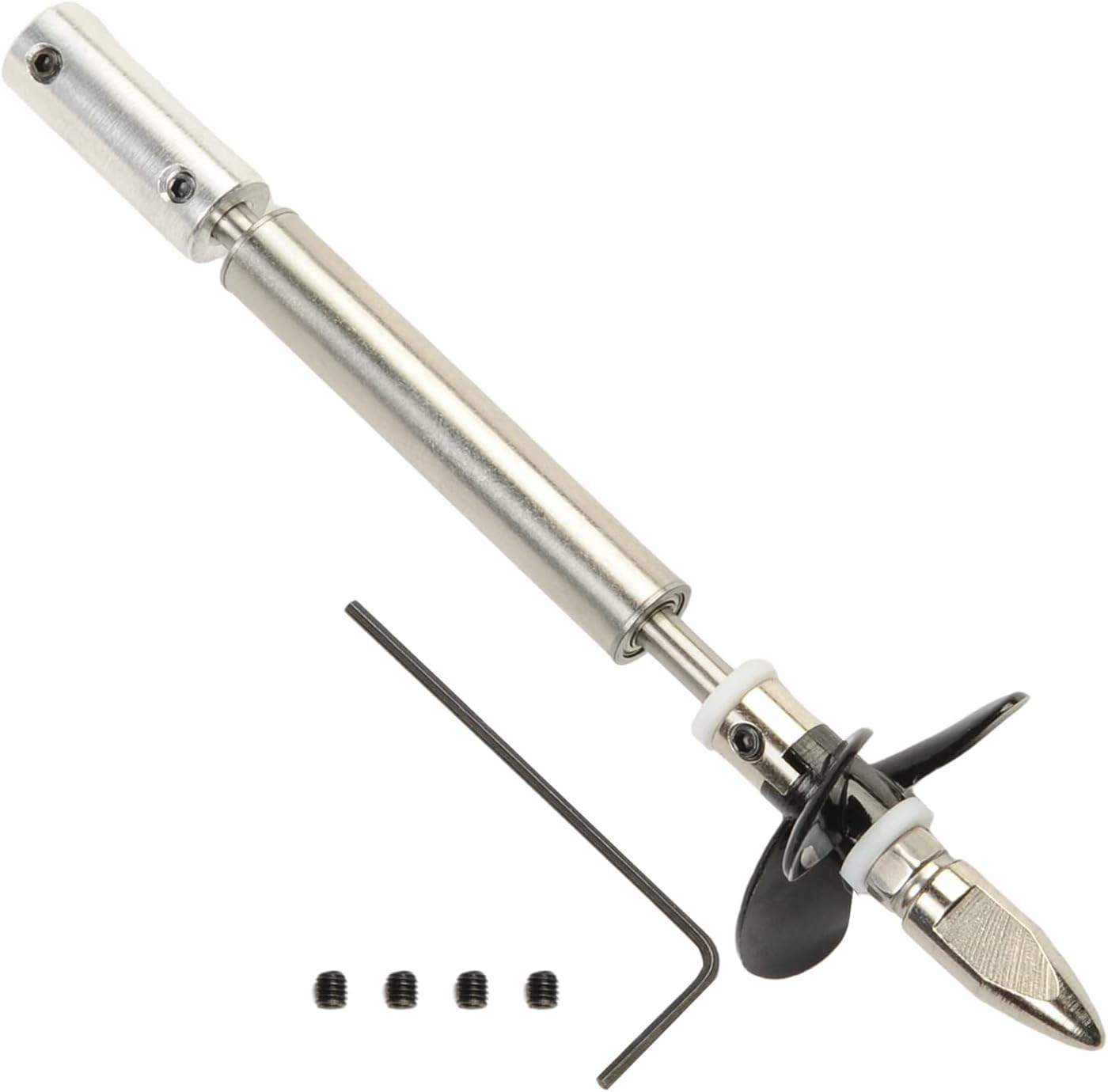 Drive Shaft Fit for 4Mm Motor Shaft W Propeller and Universal Joint for RC Boat,