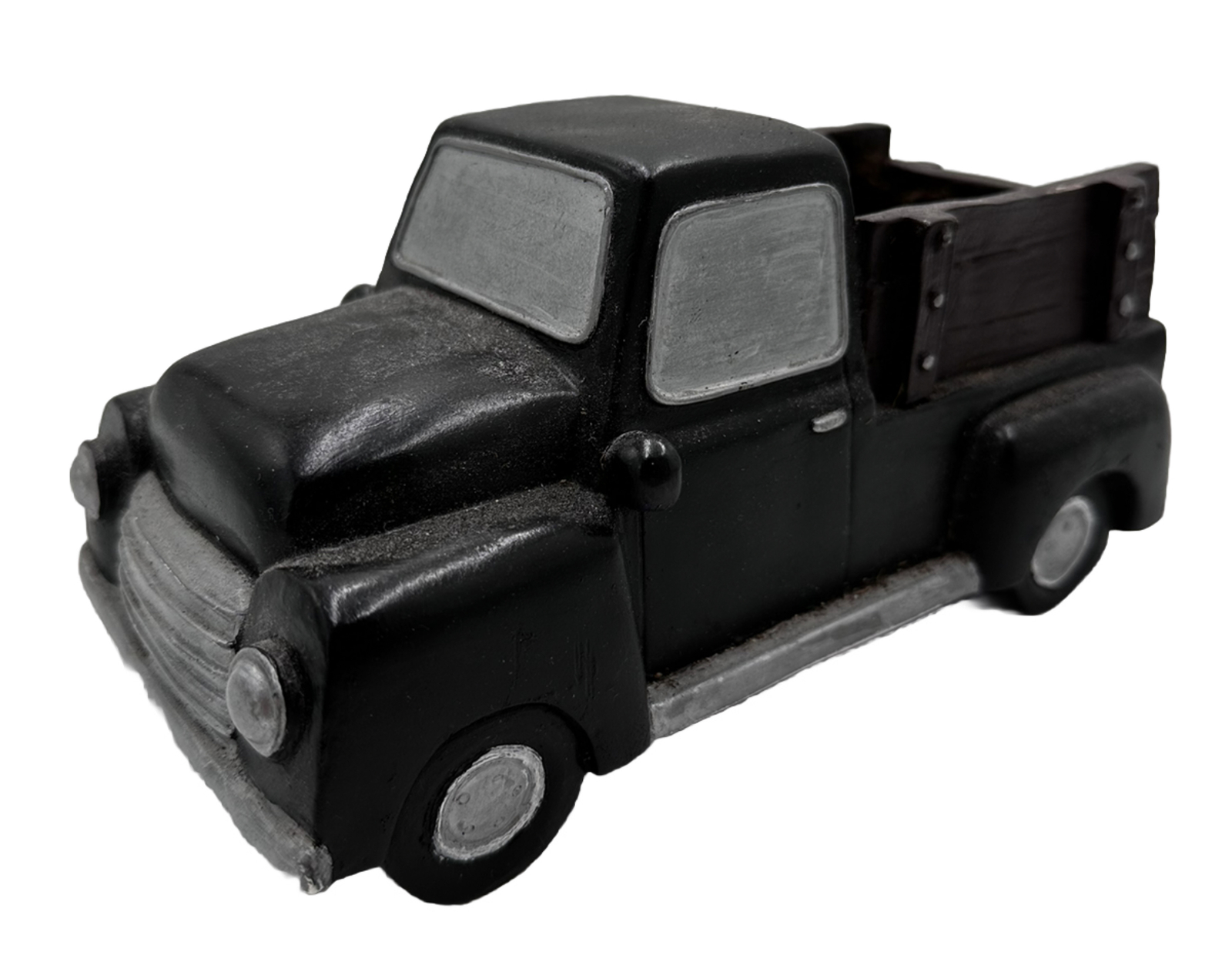 Truck Planter Vintage Black Not Metal See Photos