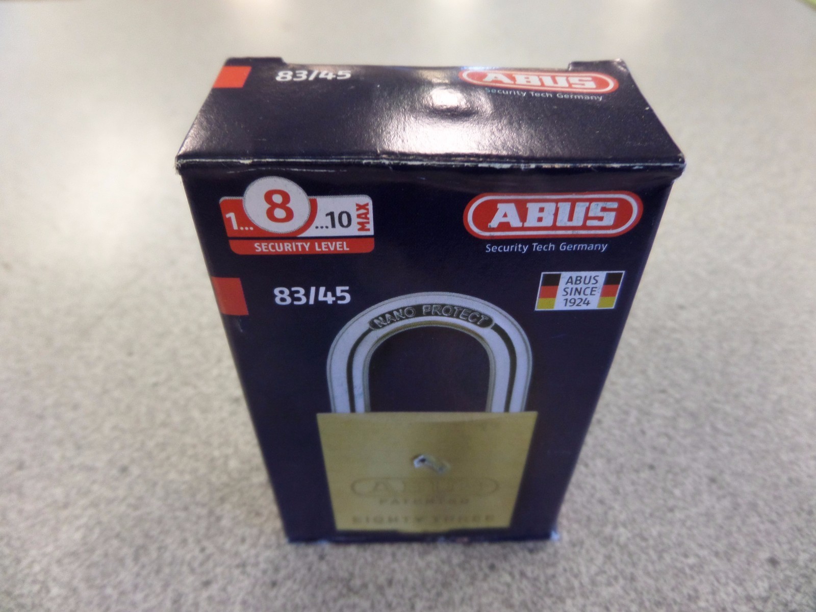 ABUS 83/45-800 WEISER E WR5 KEYWAY REKEYABLE BRASS PADLOCK
