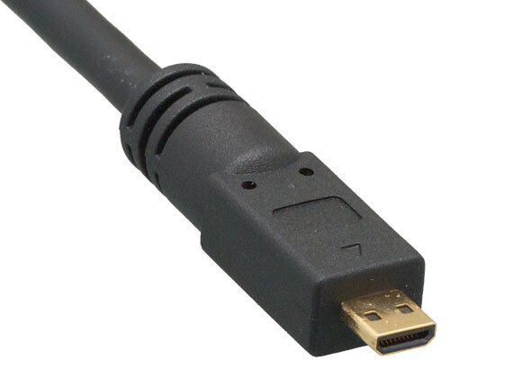 15ft High Speed HDMI to Micro HDMI Cable with Ethernet, 4K Support, Black