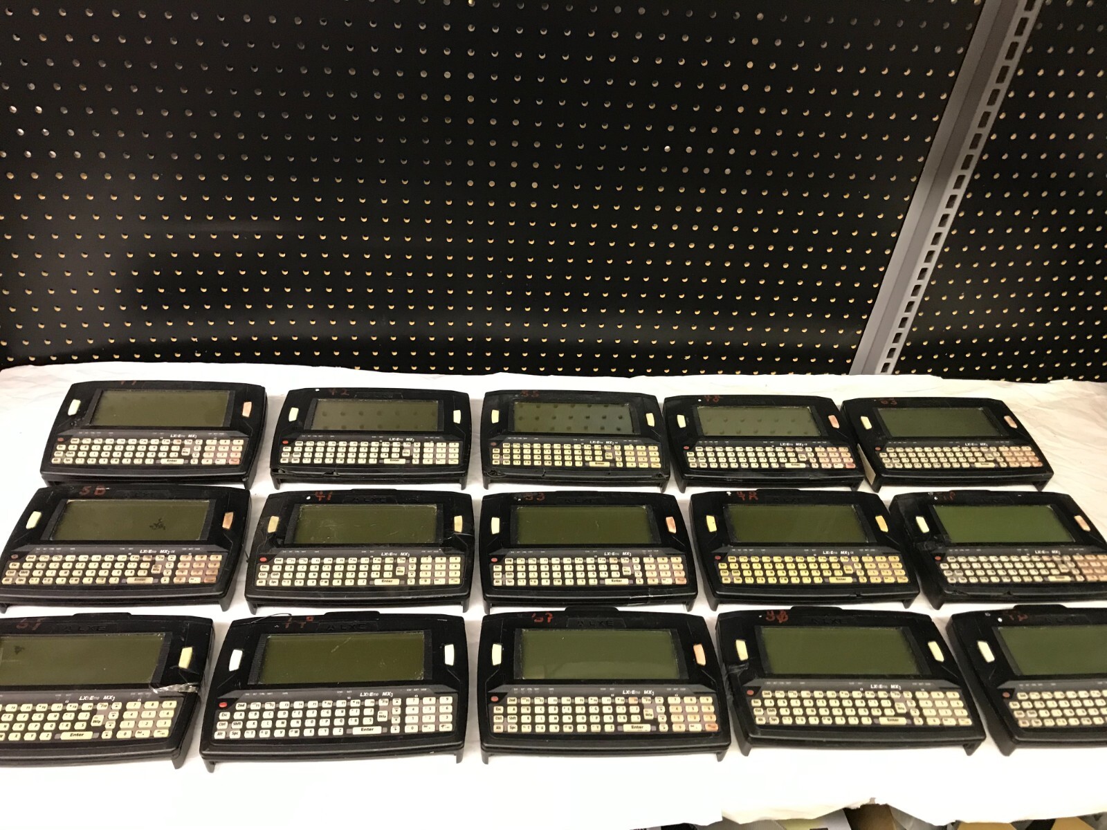 Lot of 15 LXE MX3 Terminal w/Transceiver LA4121 Untested for PARTS or REPAIR