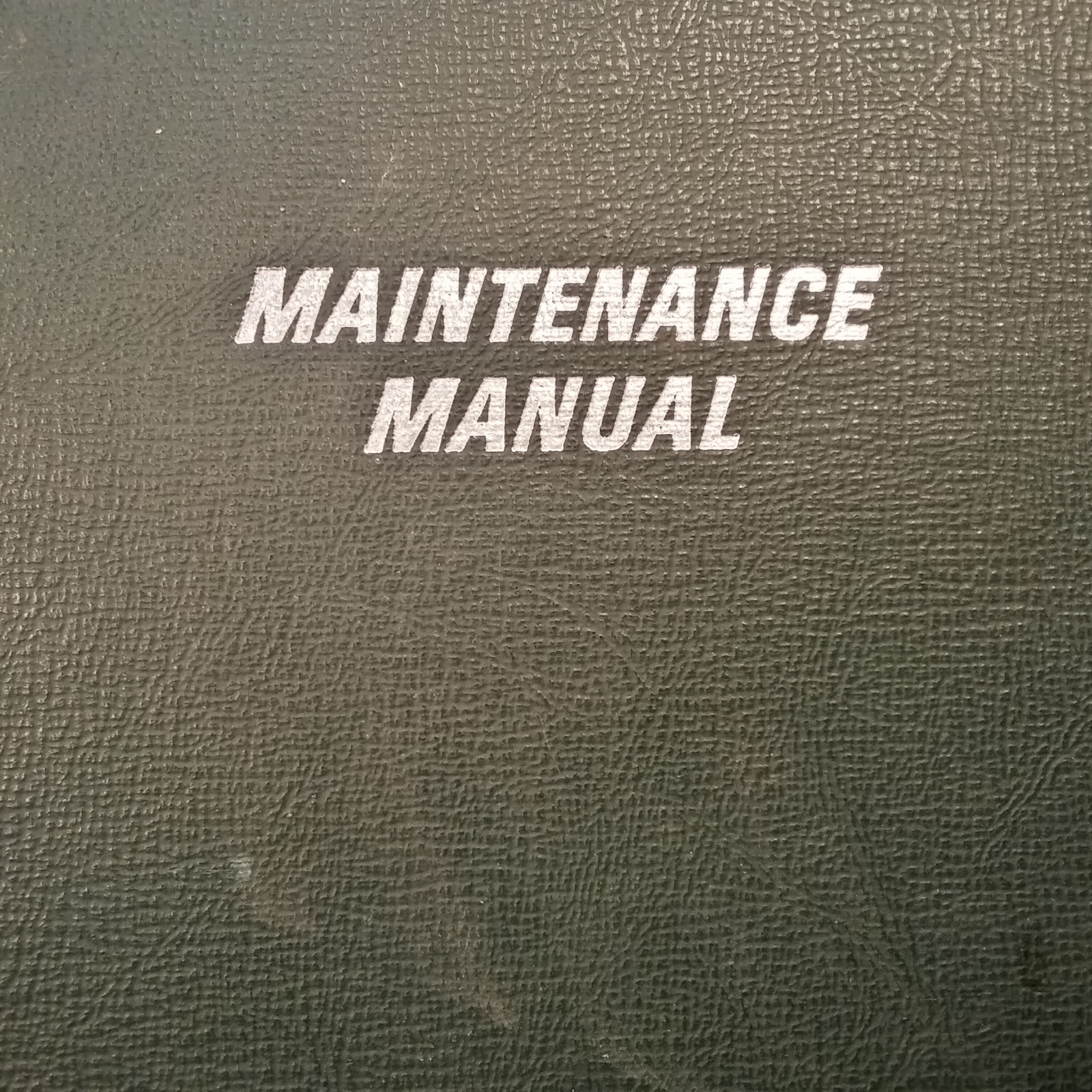 DC-6A & DC-6B Maintenance Manual