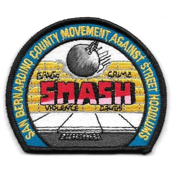 San Bernardino County SMASH Patch, Full Color
