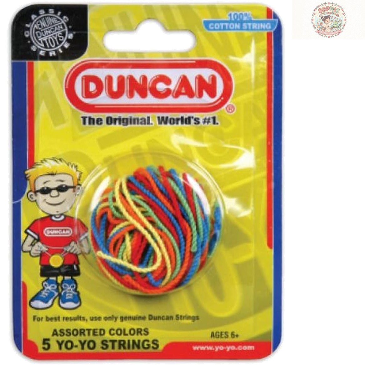 5 Durable Cotton Yo-Yo Replacement Strings in Assorted Colors - Perfect for Kids