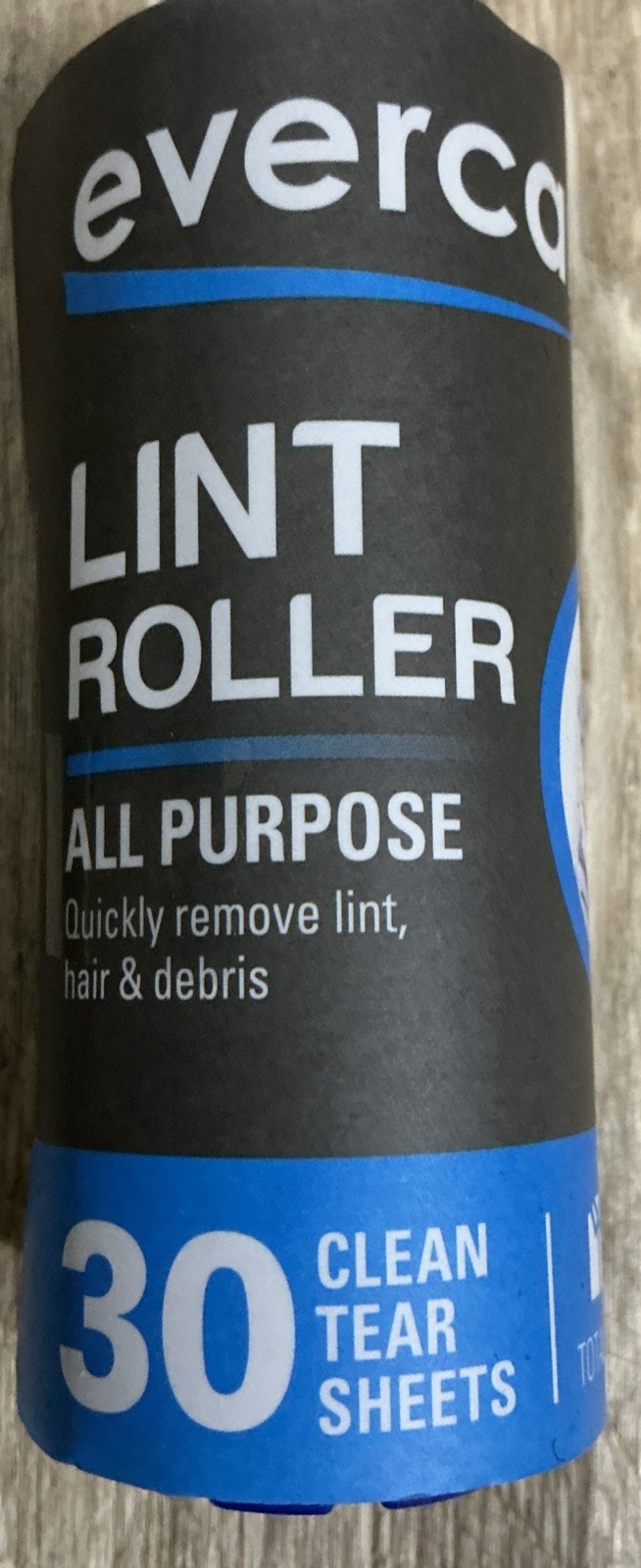 3 X Evercare Compact Travel Size 30-Sheet Lint Roller Remover