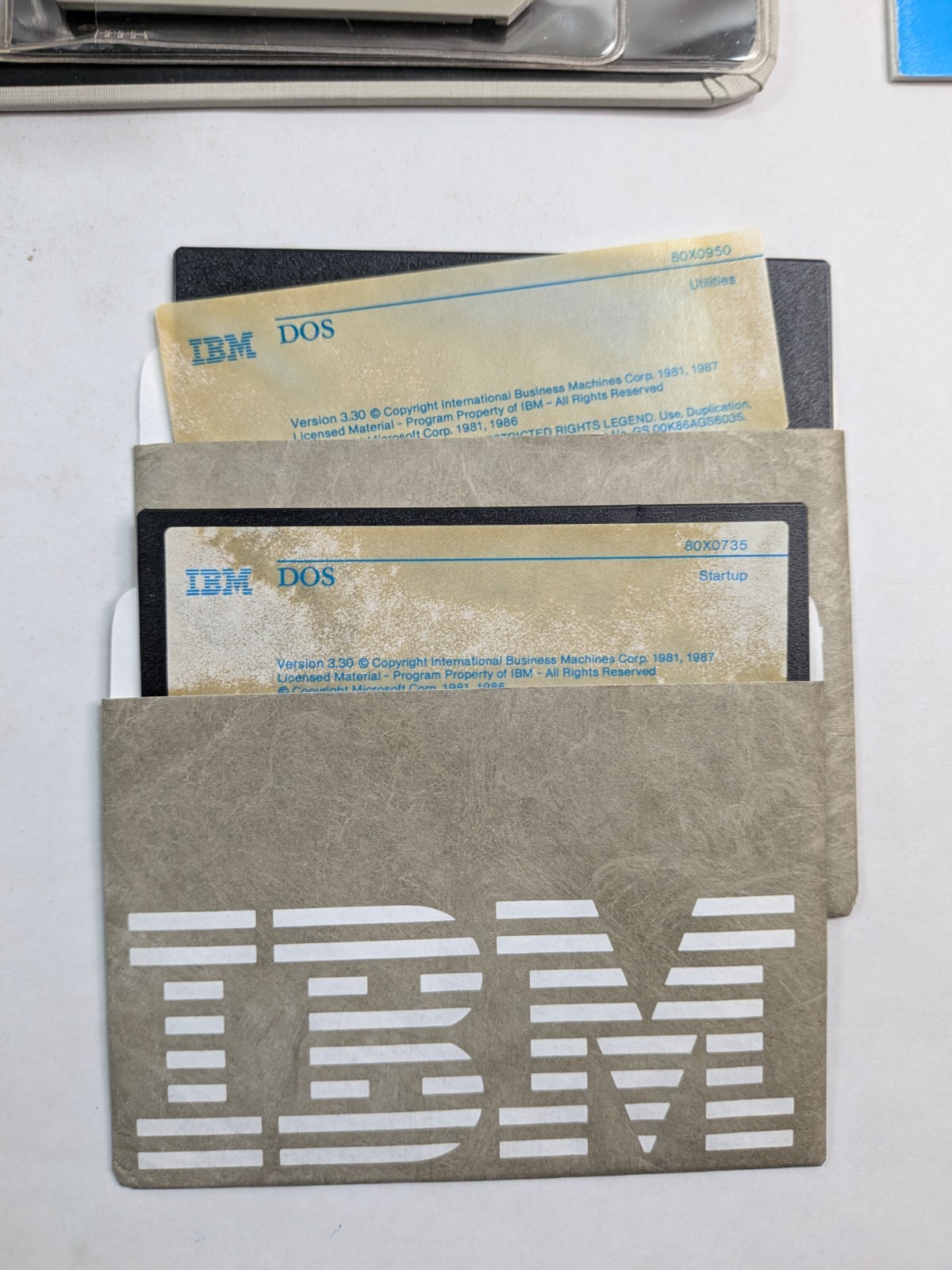 IBM Disk Operating System DOS Version 3.30 Big Box Software 3.5 & 5.25" Disks