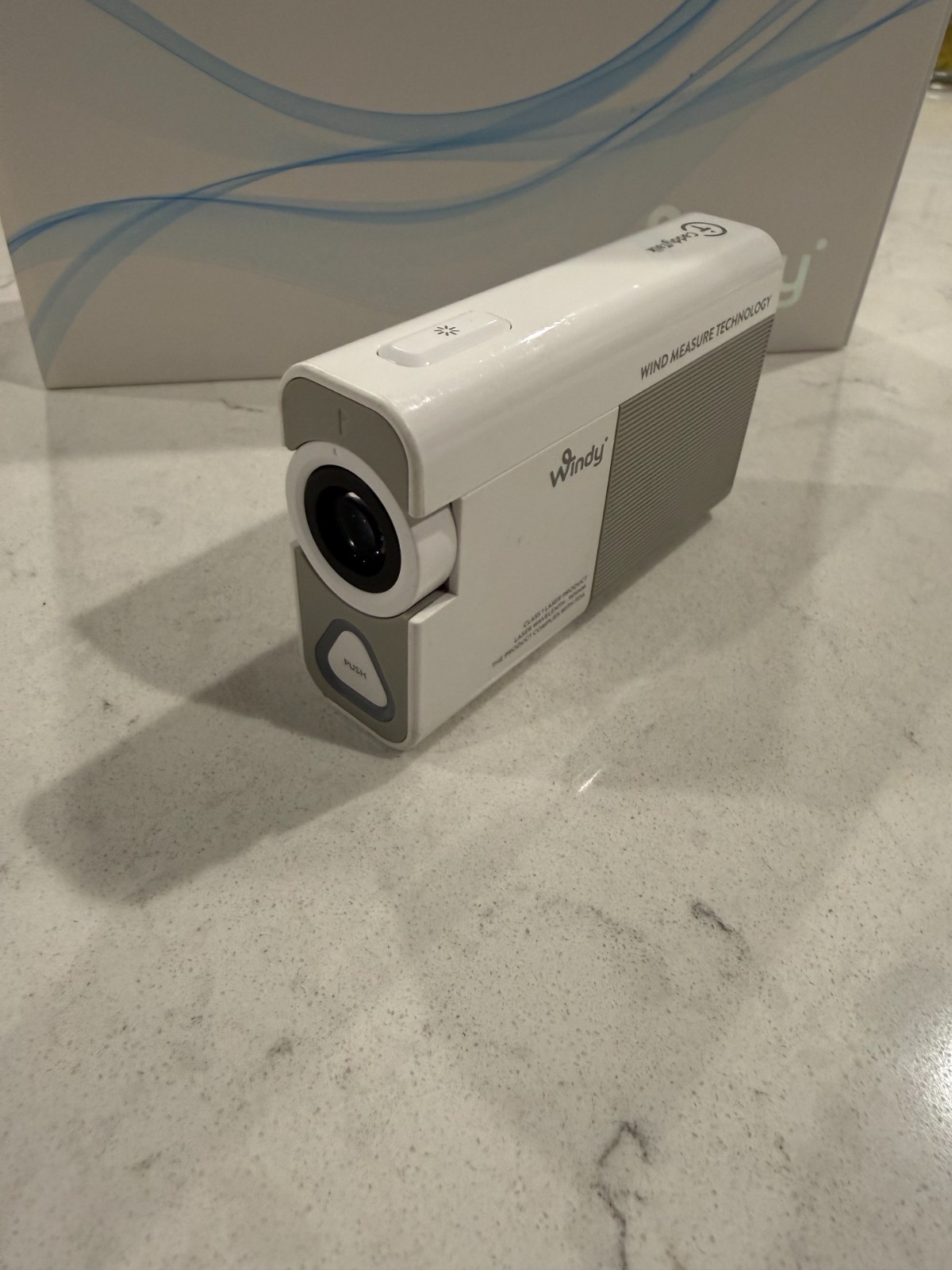 CaddyTalk Windy Laser Rangefinder White BRAND NEW