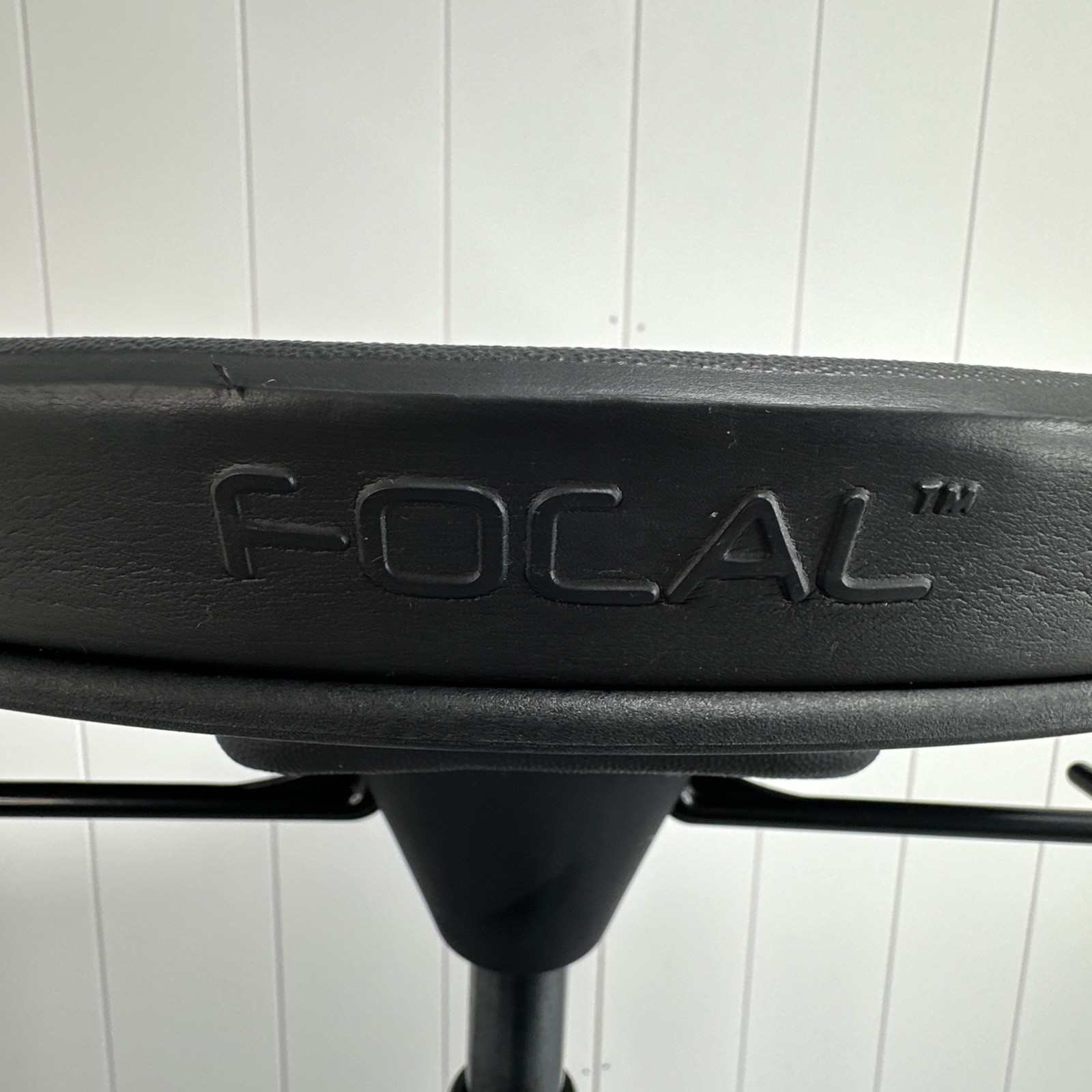 Focal Upright Pivot Seat Leaning Stool Adjustable Height Seat - Black
