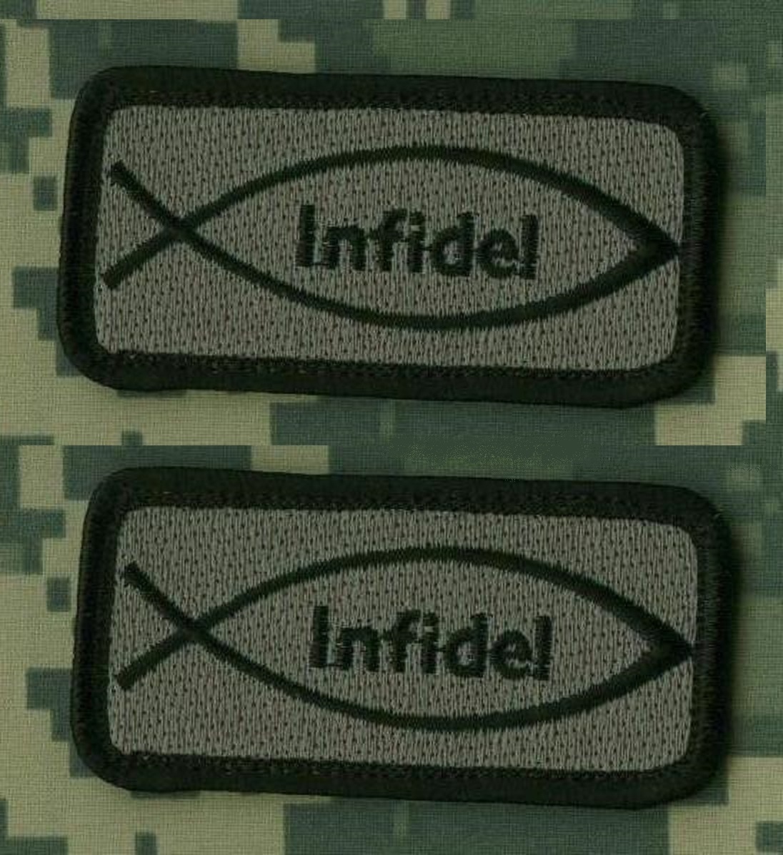 NATO COMBINED JOINT SPECIAL OPERATIONS TASK FORCE CJSOTF-A 2" 3-PC: ONE ASS@RISK
