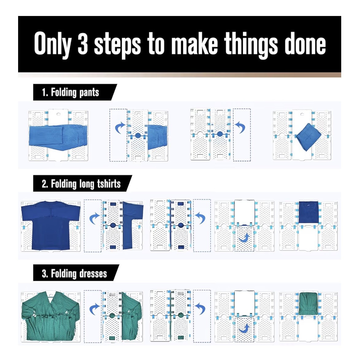 BoxLegend T-Shirt Easy Folding Board Enlarged & Widened Multi Folding Helper