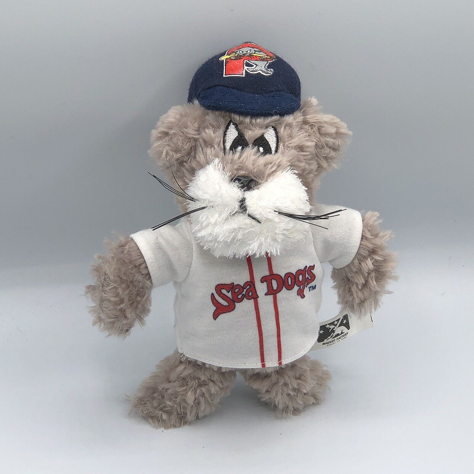 Portland Sea Dogs Slugger Seal Mascot Stuffed Plush 8” Boston Red Sox