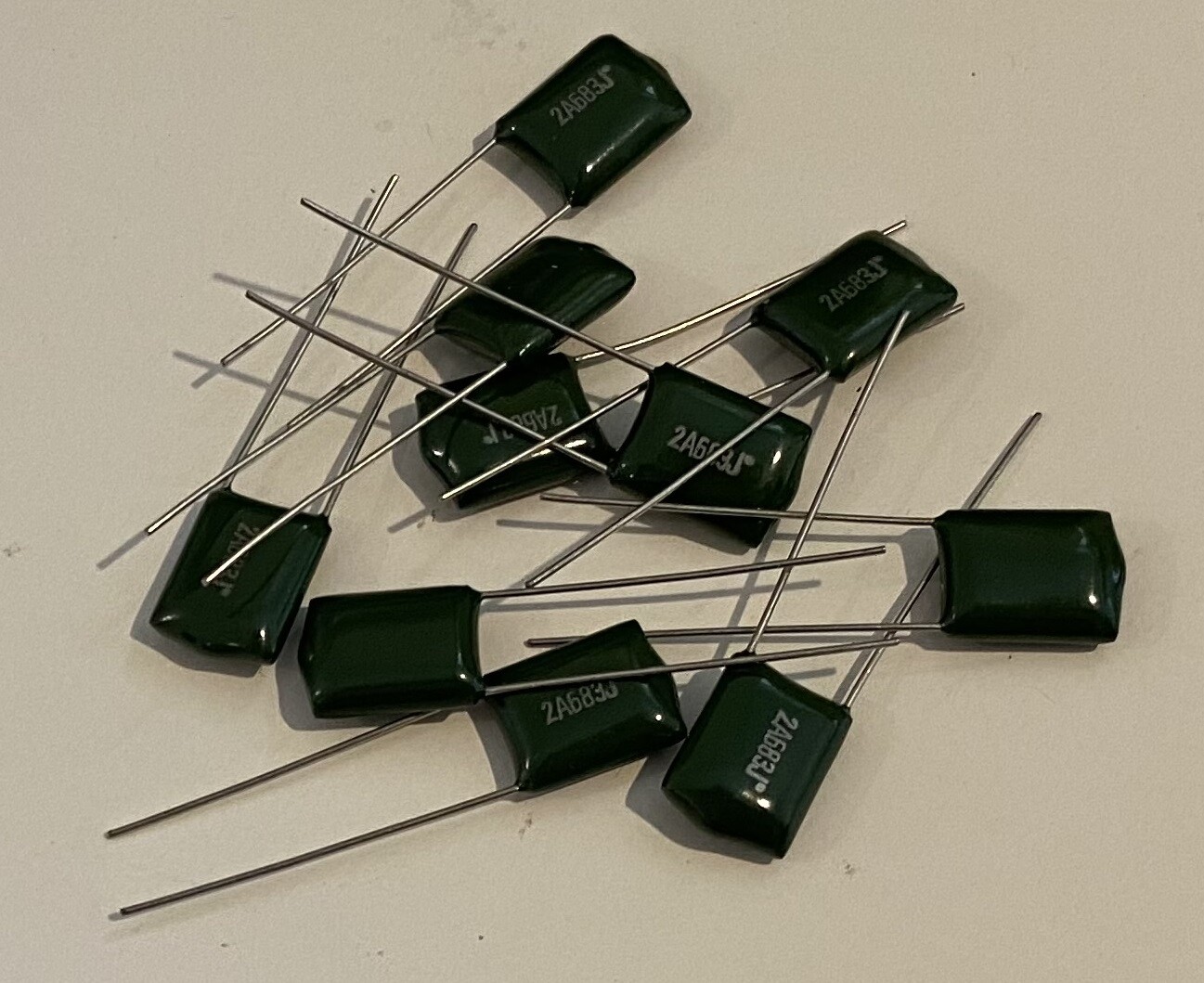 .068 Polyester Film Capacitors Set of 10 NEW!