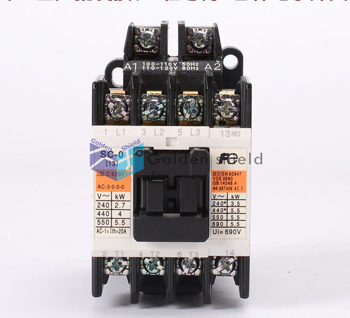 FUJI Magnetic Contactor SC-0 Standard Type 220V 13NO New