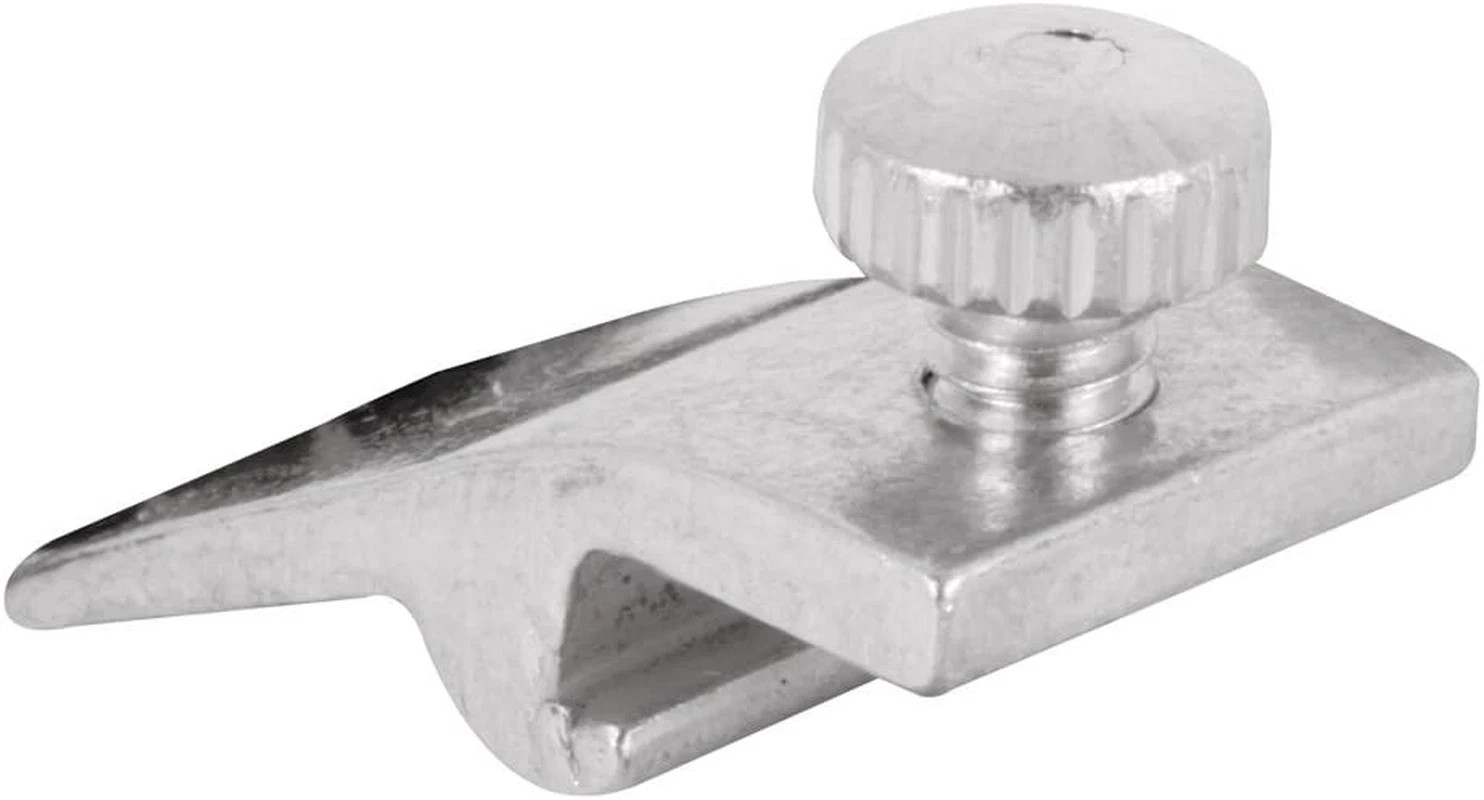T 8726 Storm Door Panel Clip with Screws, 5/16 In., Aluminum (8 Pack)