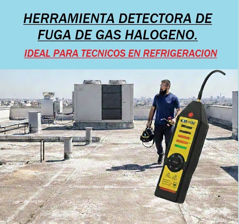 Detector De Fugas De Gas Halogenados Ideal Para Tecnicos Refrigeracion R22 R13A.