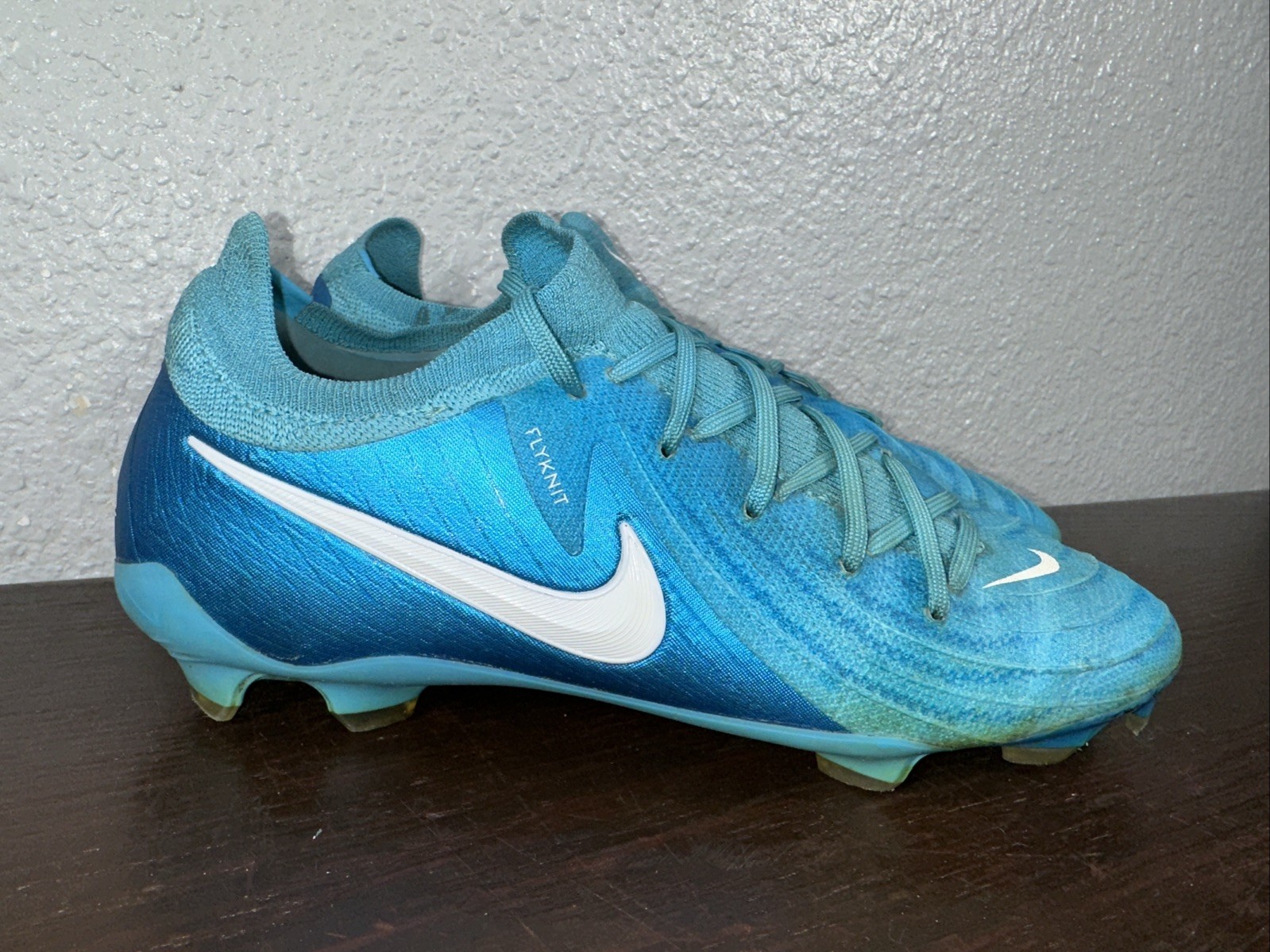 Nike Phantom GX II Pro FG Blue Fury White FJ2563 400 Men's Size 6