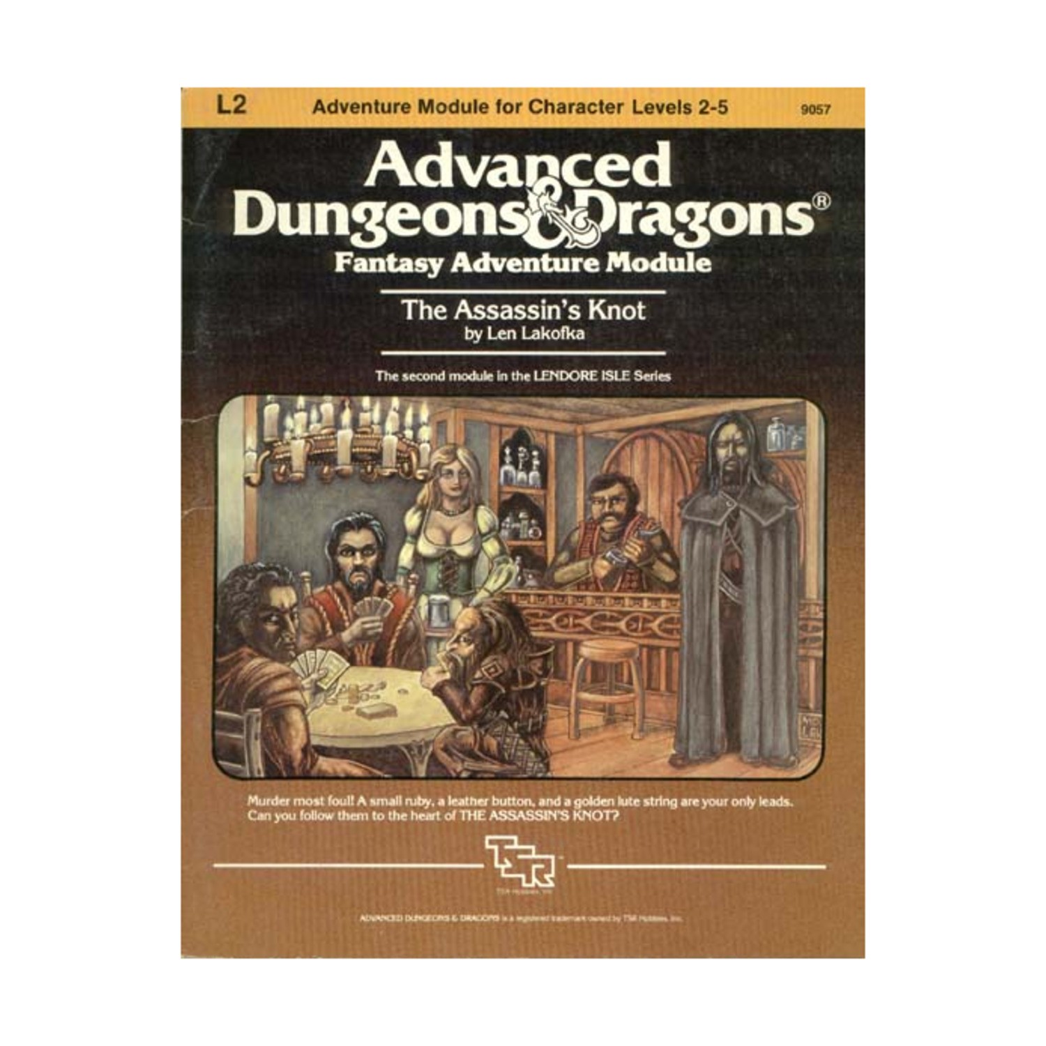 TSR AD&D 1st Ed Assassin's Knot (1st) Fair+