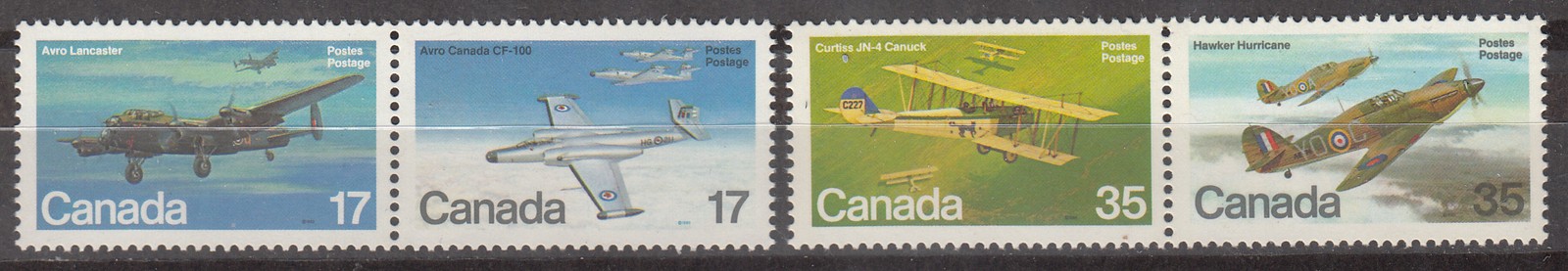 W CANADA 0874-877a AVIATION
