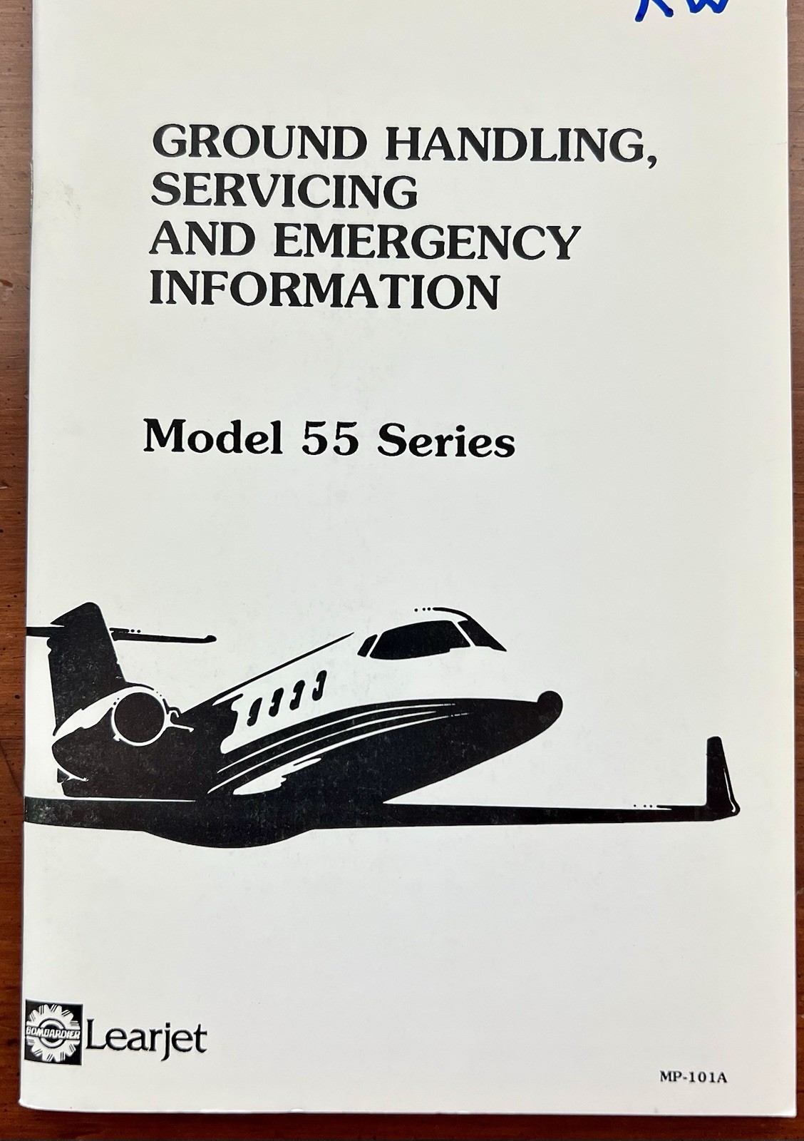 Learjet Model 55 Series Ground Handling, Servicing and Emergency Information