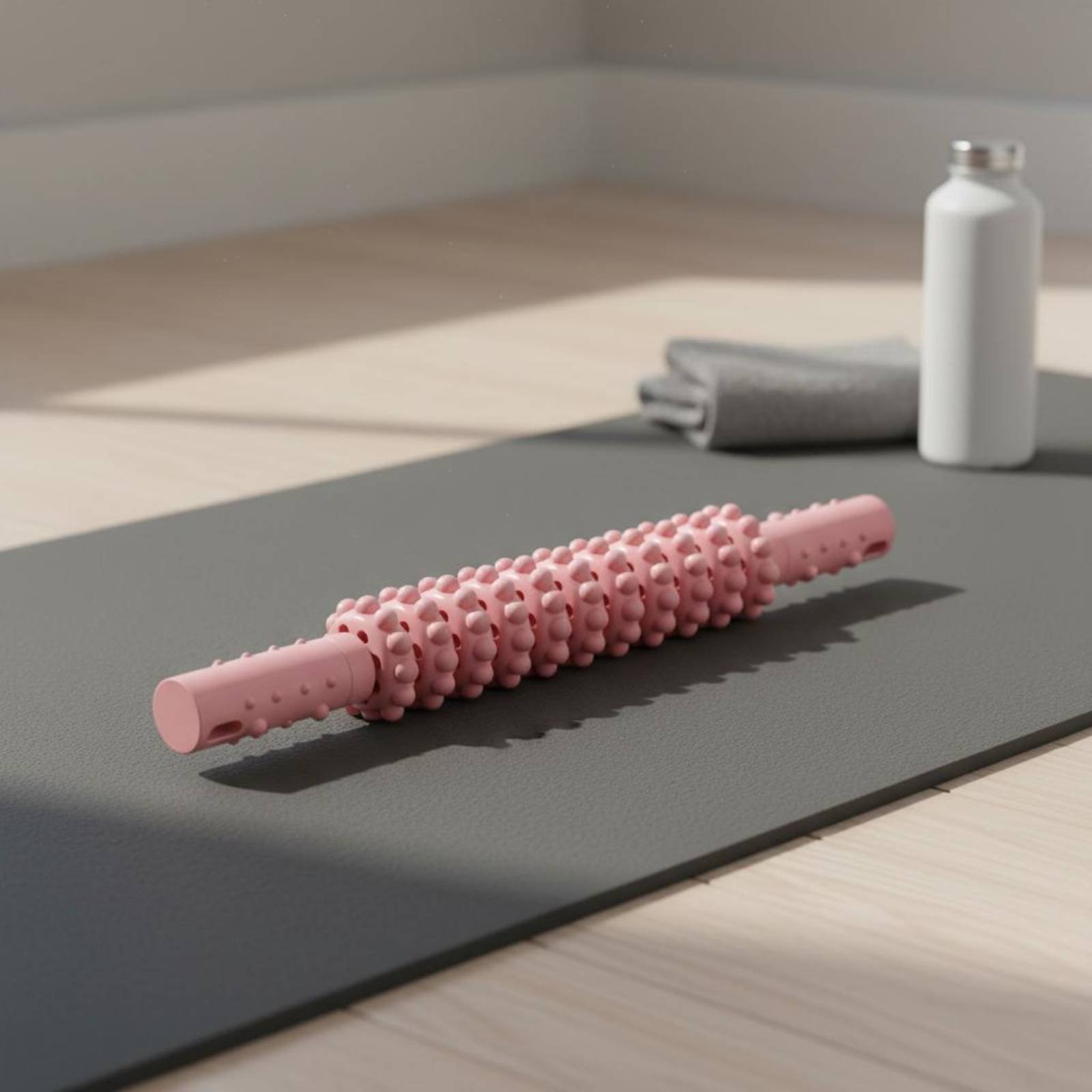 Ridged Massage Stick Textured Grip Massager Massage Stick Shiny Plastic