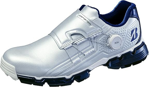 BRIDGESTONE Golf Shoes ZSP-BITER TOUR BOA WIDE Silver Blue SH2401 US7.5(25.5cm)