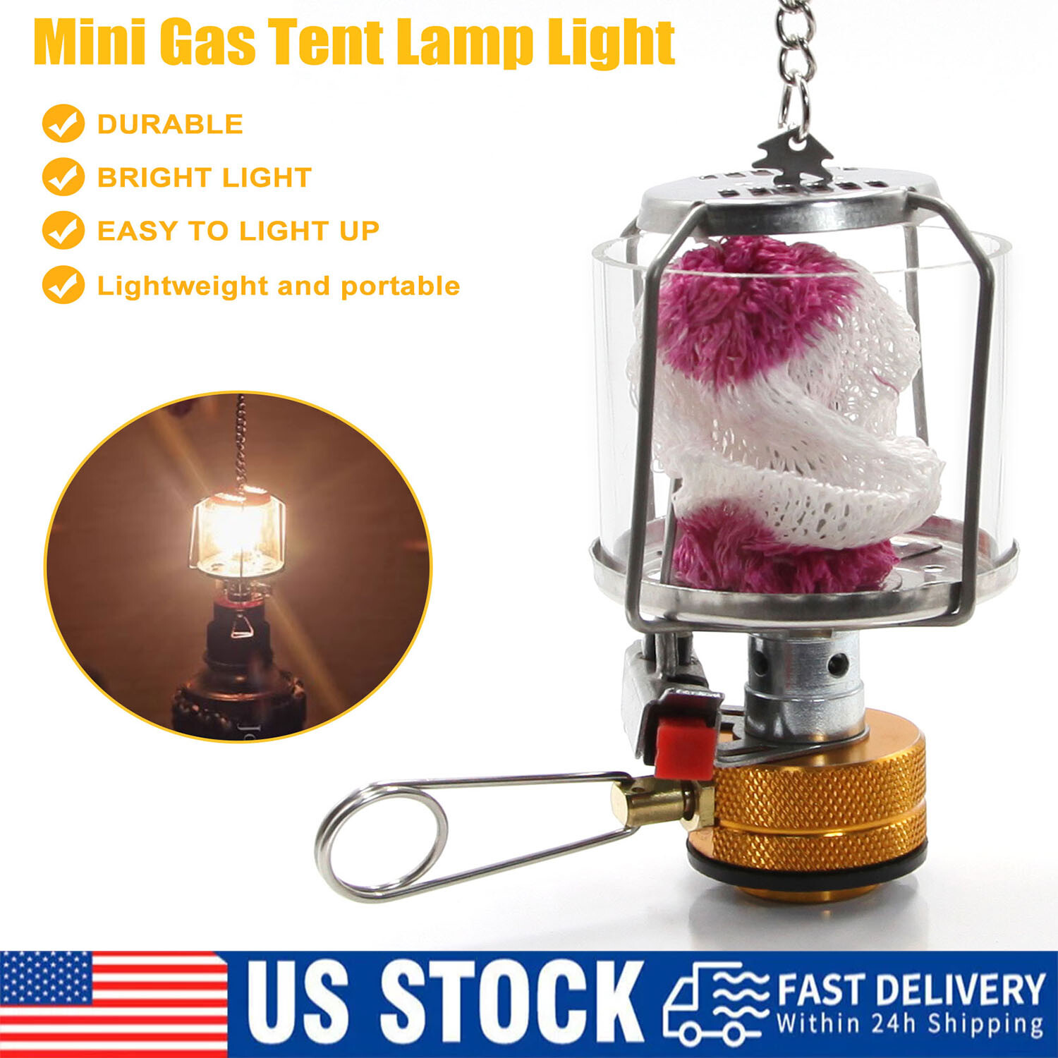 Gas Lamp Gas Lantern Gas Light Hanging Lamp Lantern Outdoor Portable Useful Best