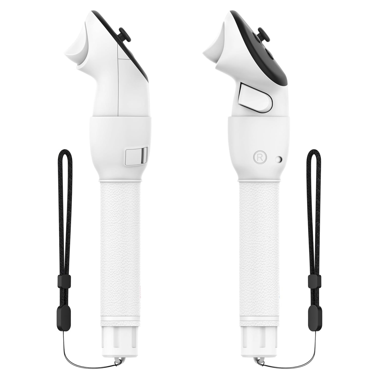 VR Long Handle Grips for Quest 3 Beat Saber Silicone Controller Extender