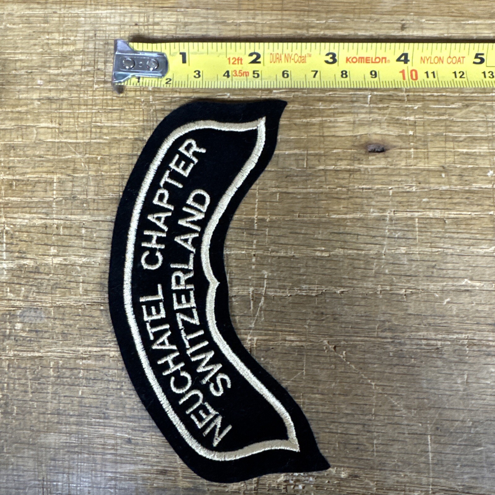 Harley Davidson HOG Neuchatel Chapter Switzerland Vest 5”x 2" Patch