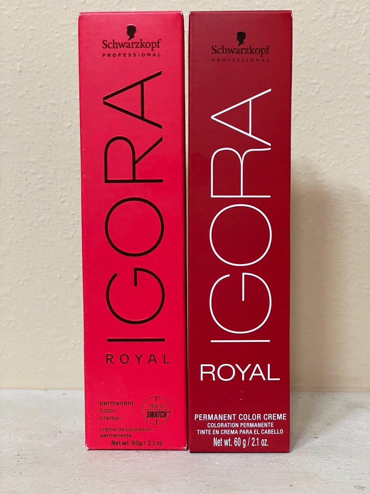 Schwarzkopf Igora Royal Permanent Hair Color Creme 2.1 oz   you choose