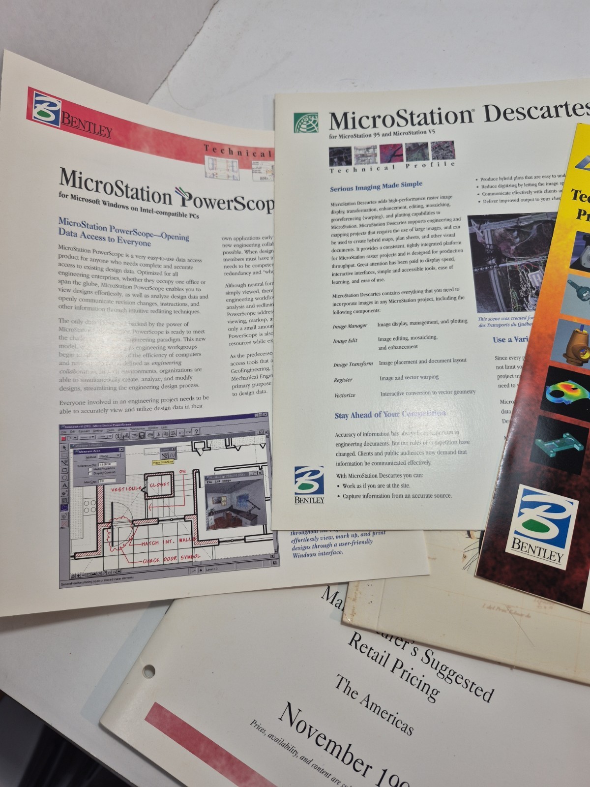 VINTAGE Bentley Select MicroStation Architectural/Engineering Software Portfolio